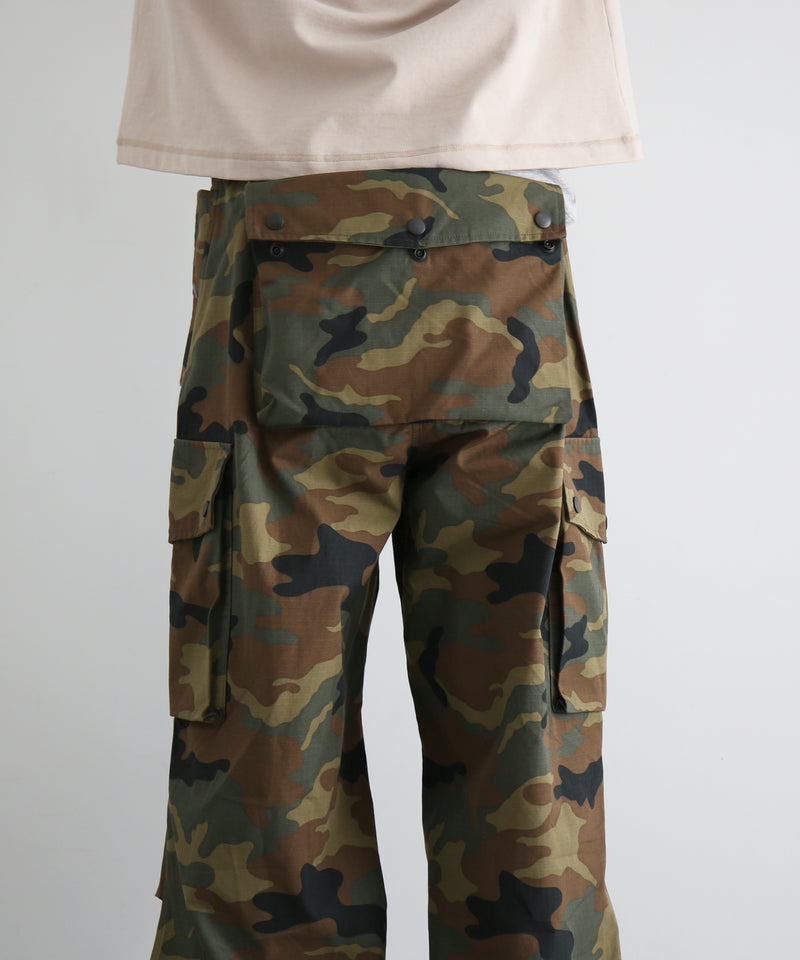 NEEDLES Field pant - cotton ripstop "C-WOODLAND C"