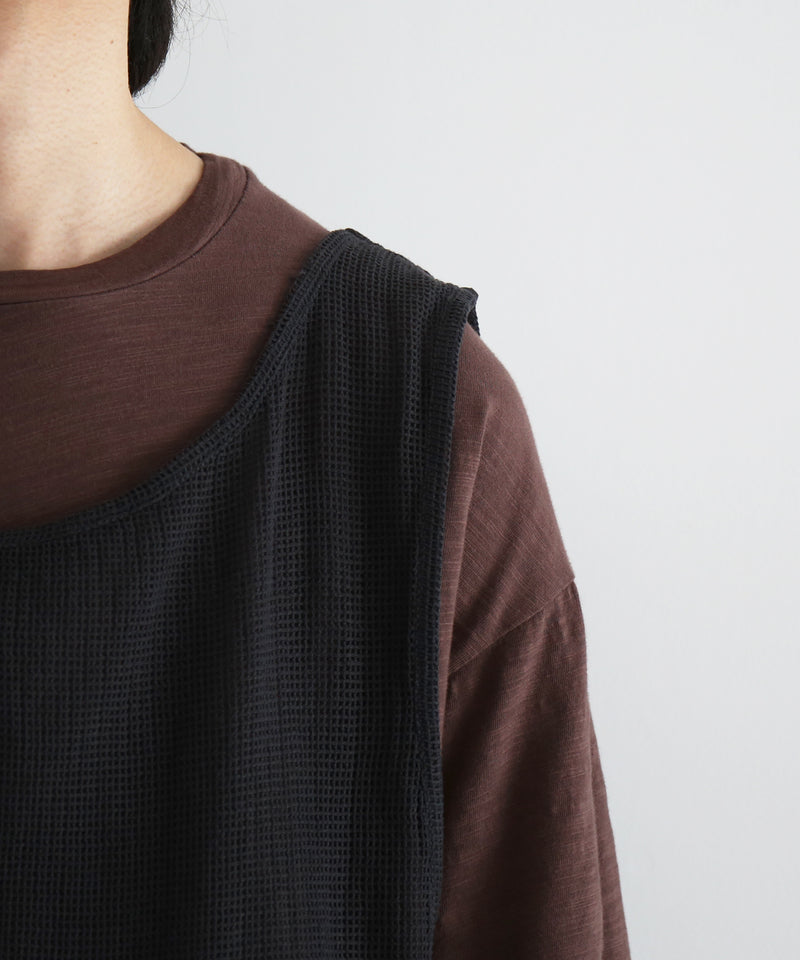 FAF(FAKE AS FLOWERS) 3Layerd ls tee "BLACK"