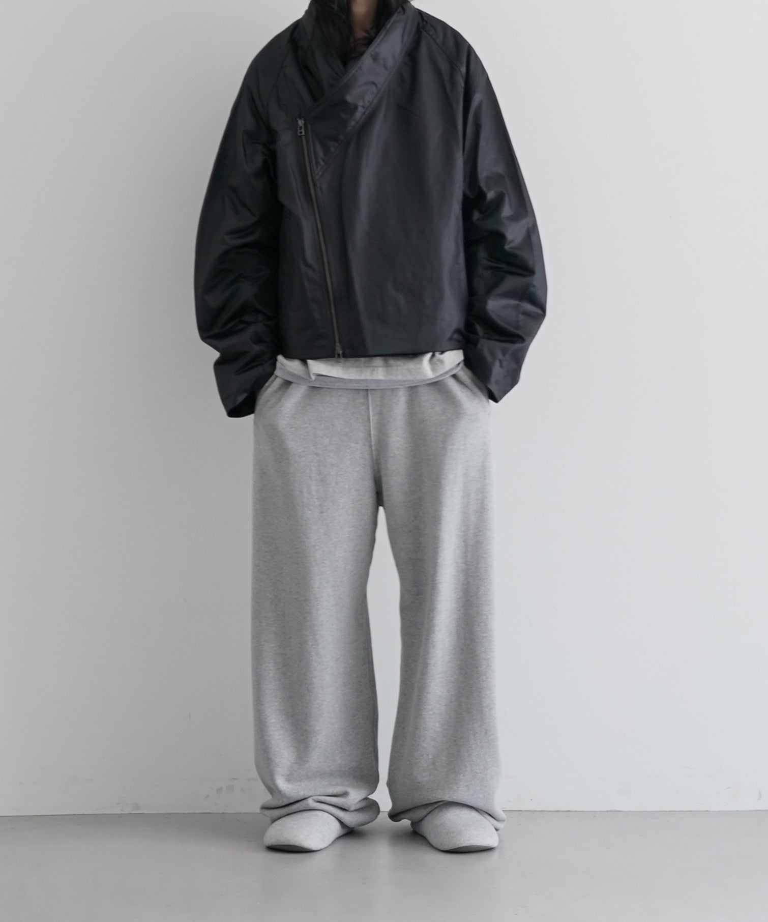 WHOWHAT Kimono blouson "BLACK"