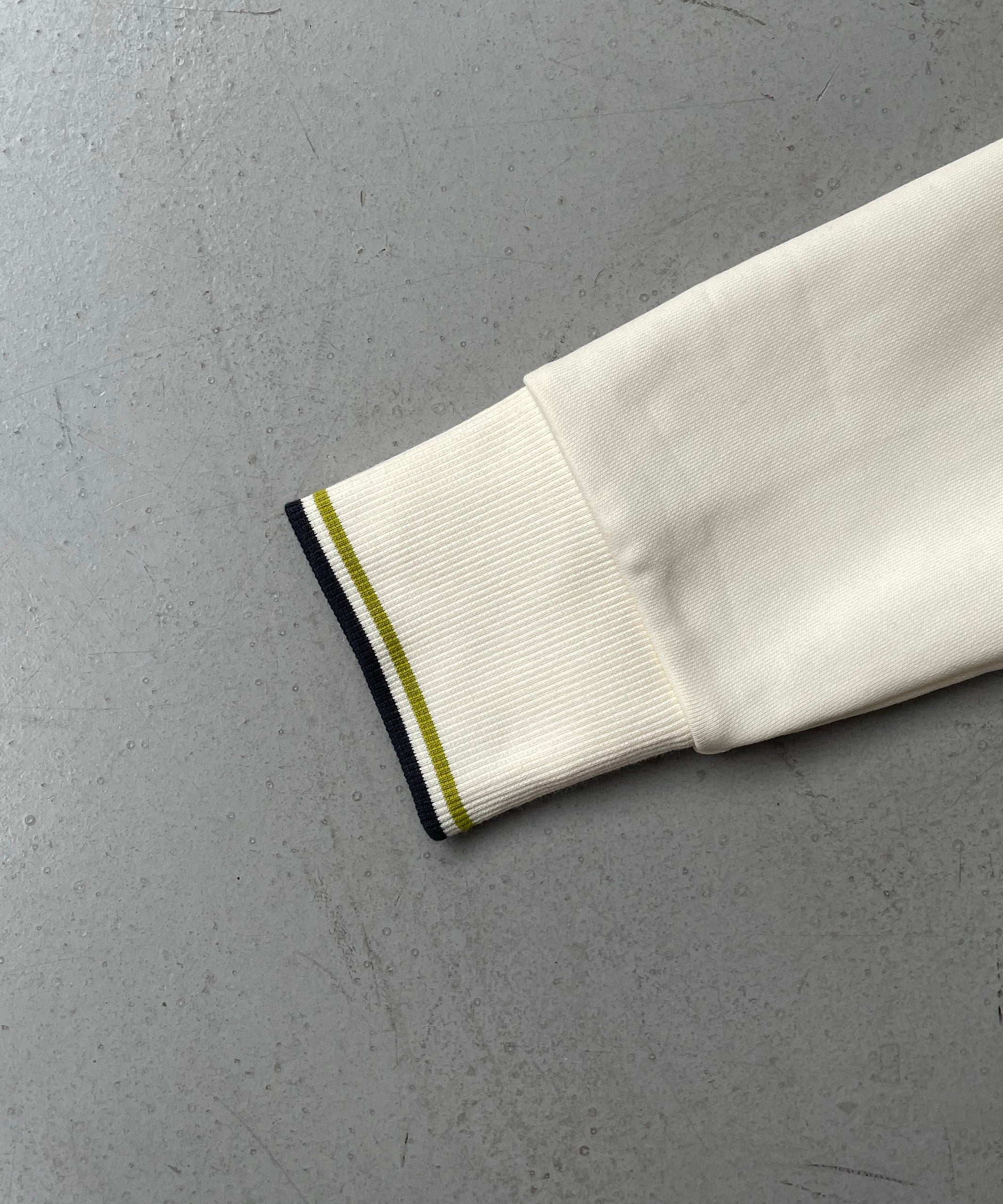 FRED PERRY Half zip sweatshirt "ECRU"