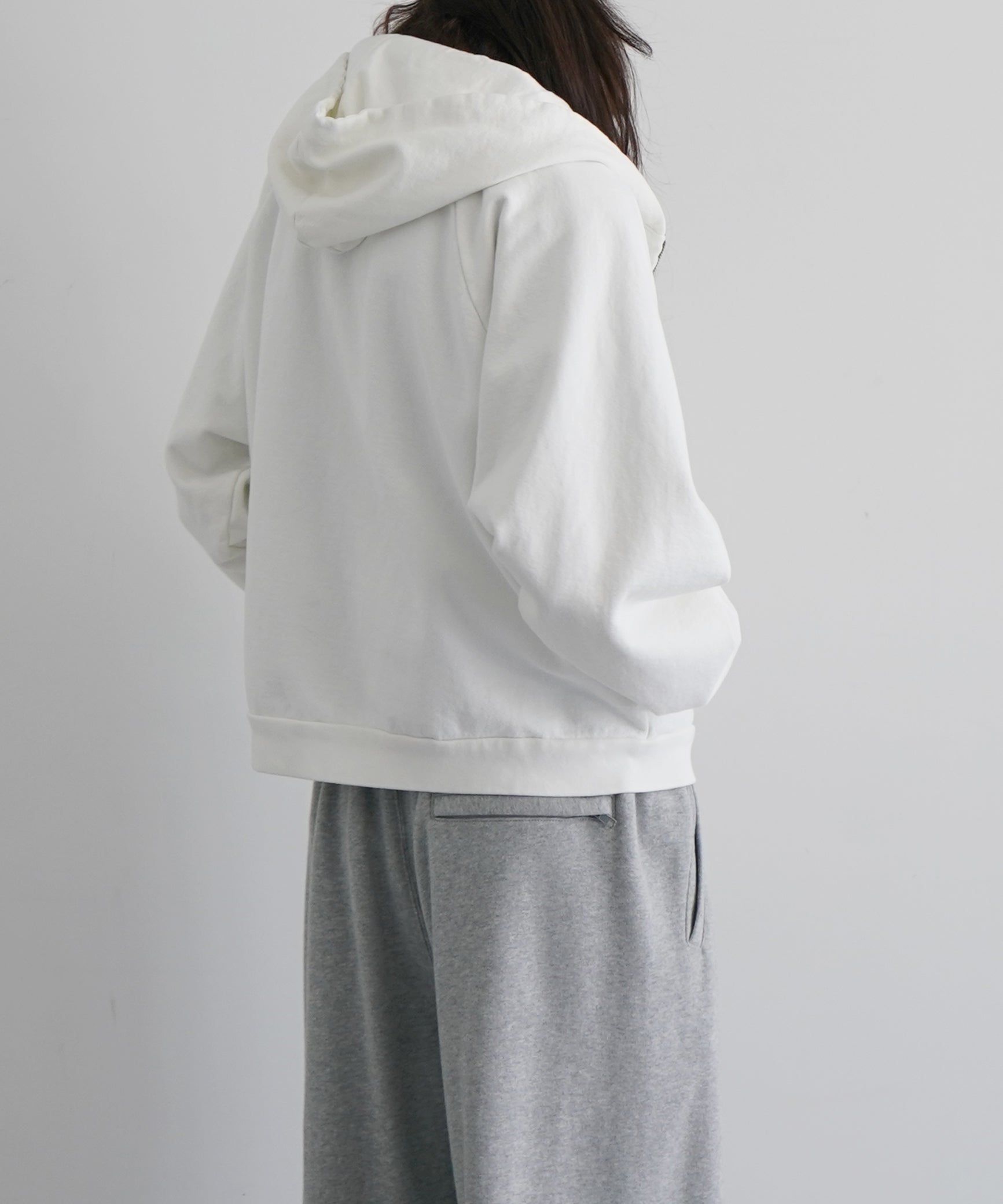 Basketcase Sucker, zip hoodie "OFF-WHITE"