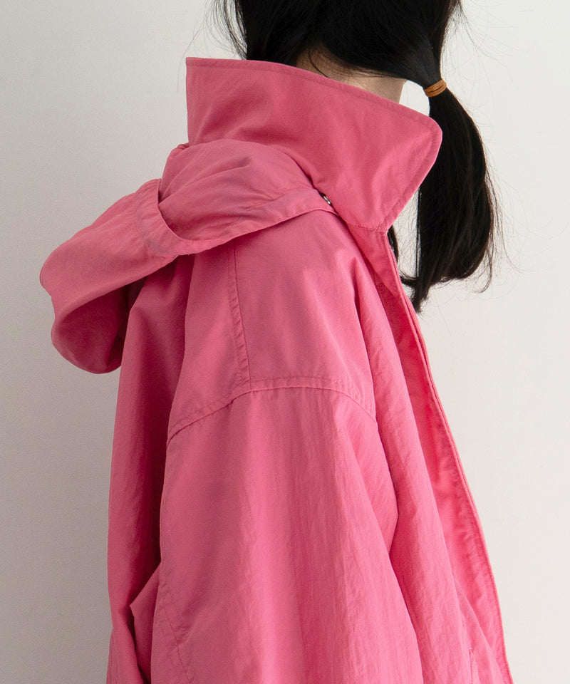 PHINGERIN Crushed nylon full pack jacket "B:PINK"