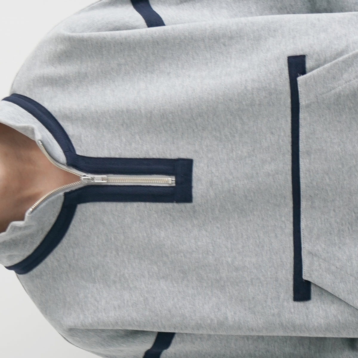 PHINGERIN【フィンガリン】Quarter zip sweatshirt 