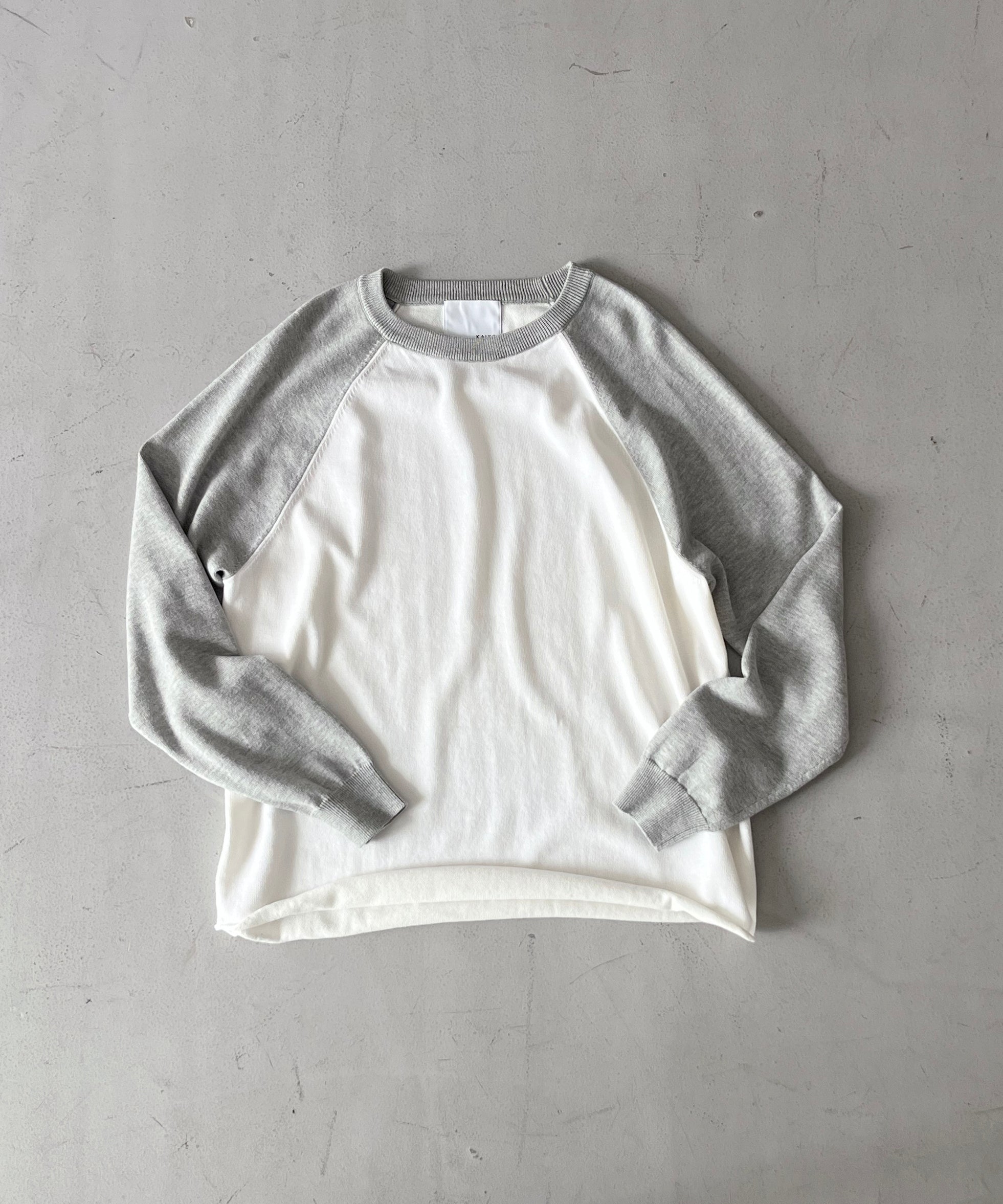 KAIKO Base ball knit "GRAY"