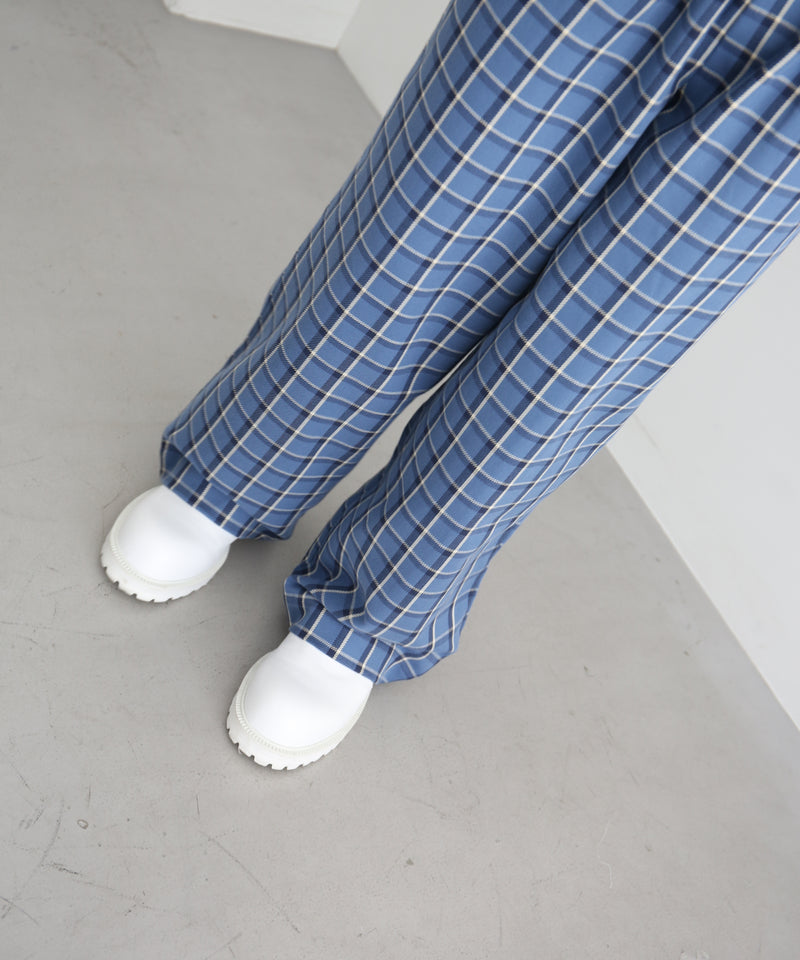 Baserange Claude pants "EUREKA PLAID"