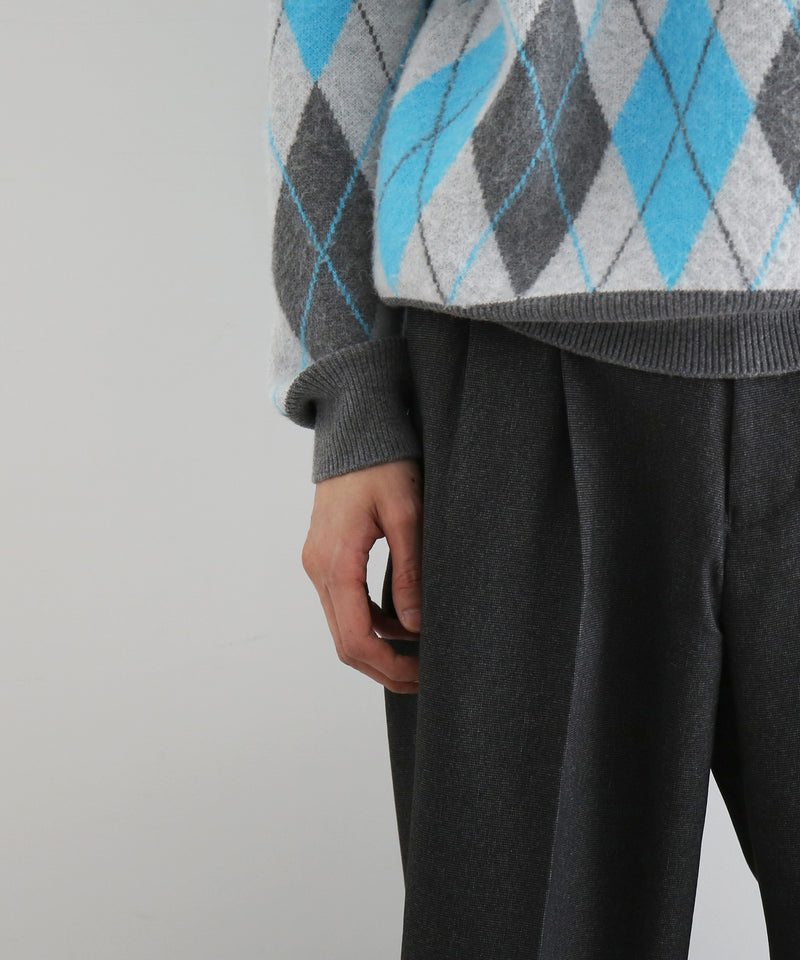 【Pre order】KAIKO Domestic knit polo shirt "FIGURE BLUE"