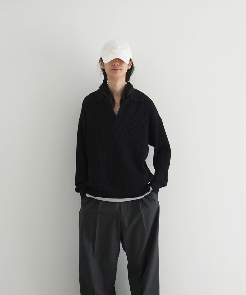 OLD FOLK HOUSE Skipper knit "NATURAL"