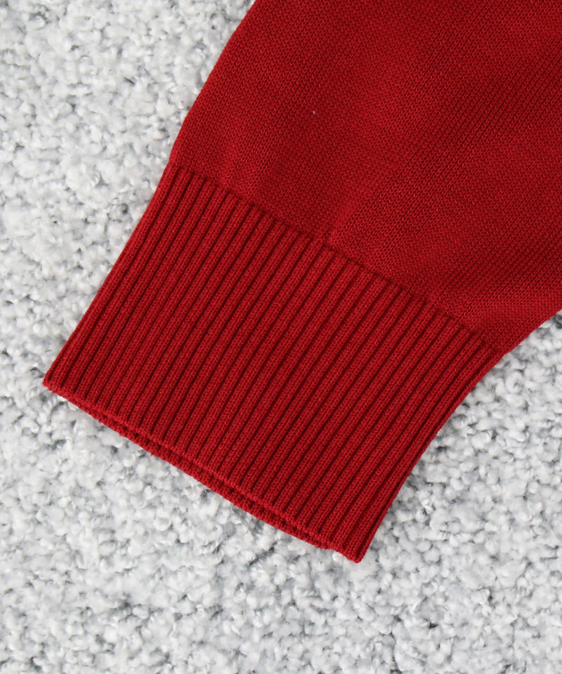 【EXCLUSIVE】crepuscule L/s polo "WINE"