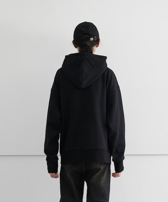 FAX COPY EXPRESS Oversized Loose Hoodie "Black"