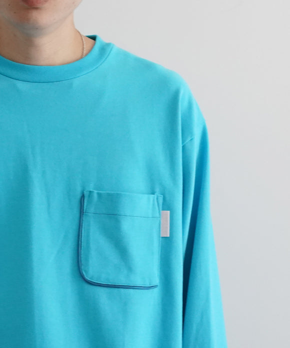 NEONSIGN Layered Sleeve L/S T-shirts "BLUE"