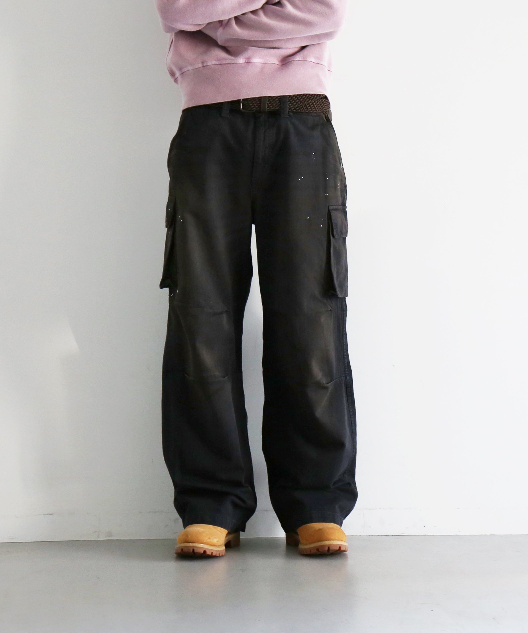 OUR LEGACY Mount cargo "NEBULA WASH JUNGLE HERRINGBONE"