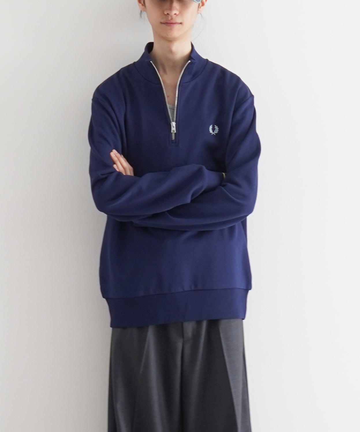 FRED PERRY【フレッドペリー】 Half zip sweatshirt 