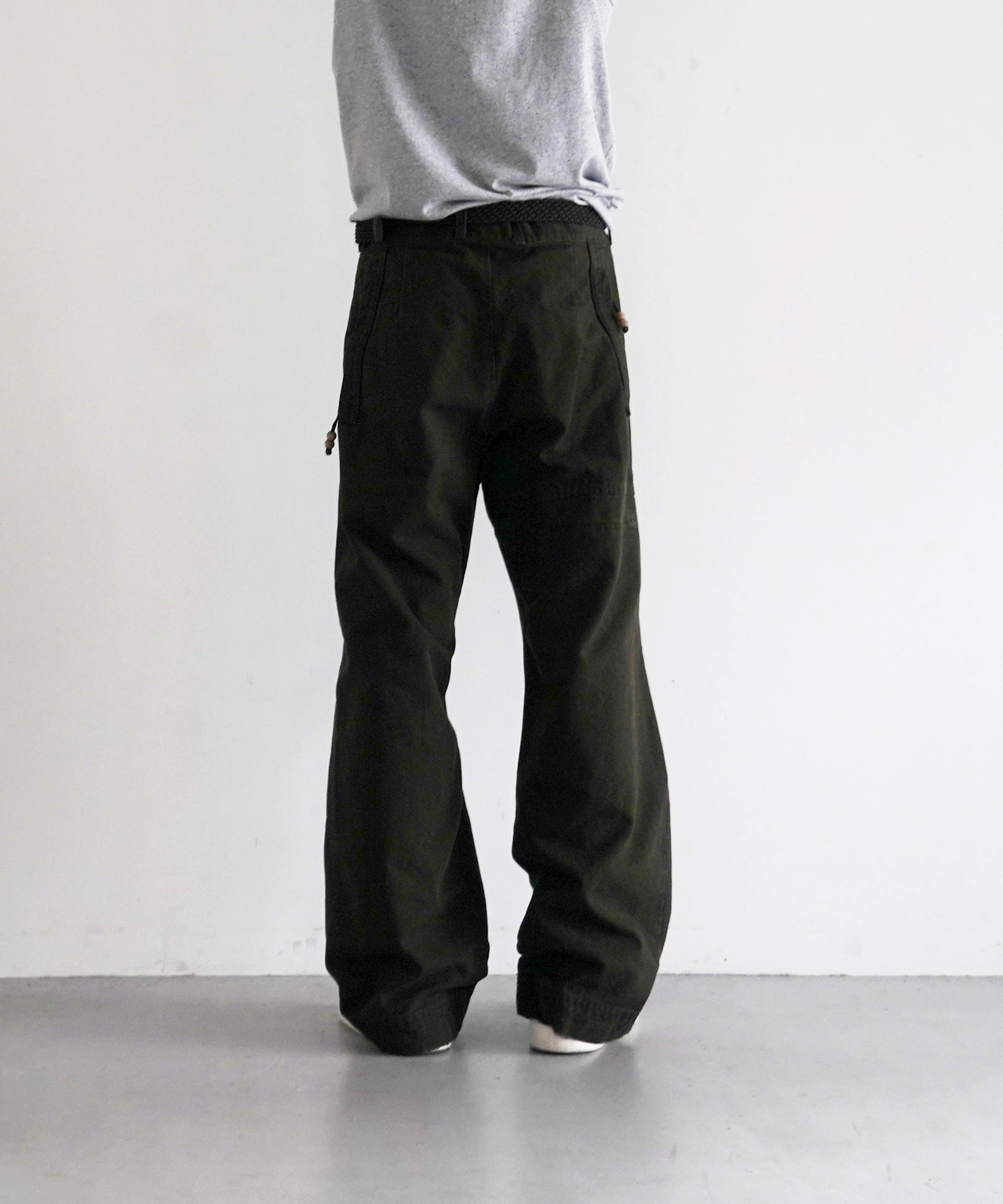 JIAN YE  Tao pants "DARK OLIVE"