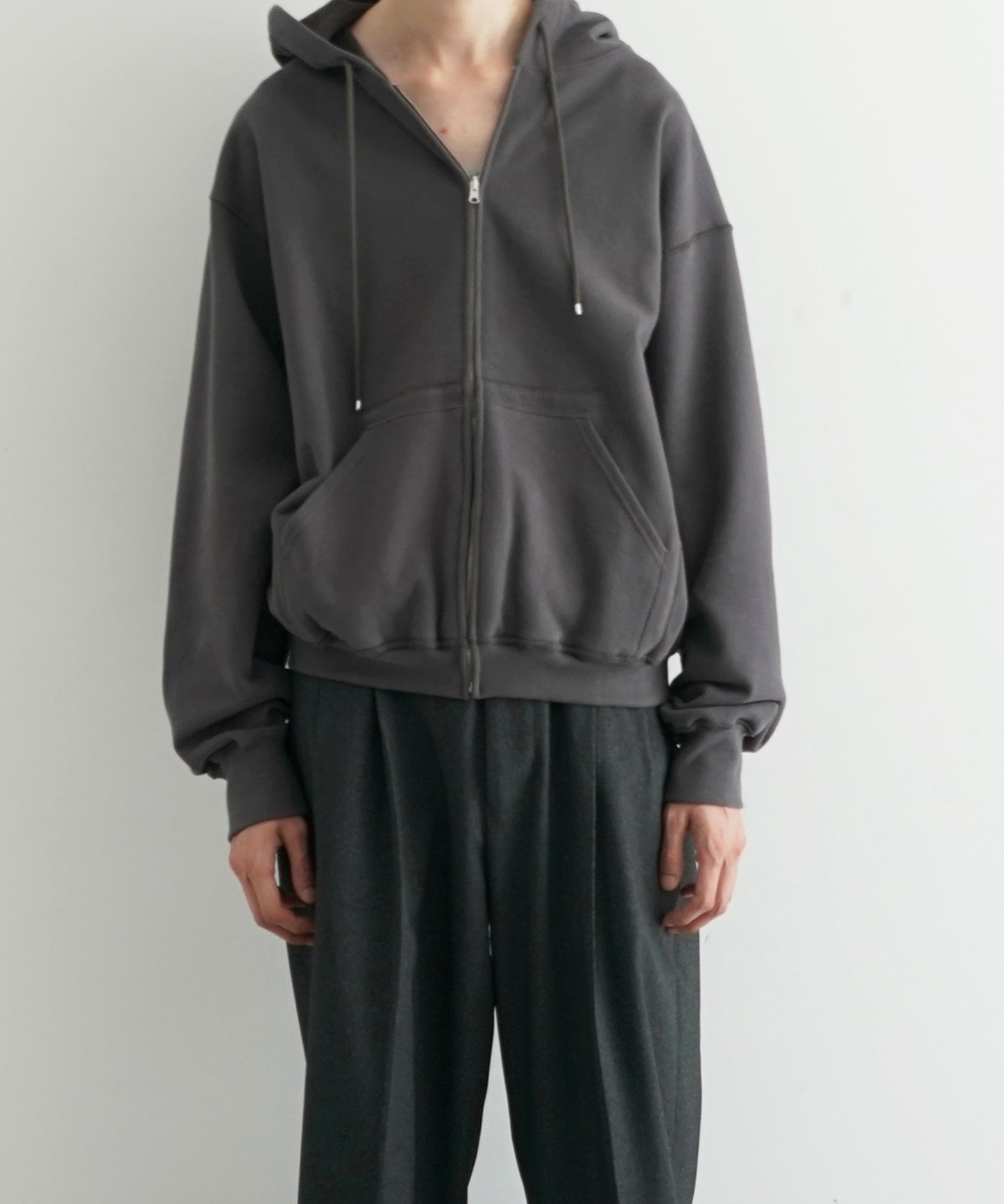 ABELIA EDOWARD GOUCHA Classic hoodie "CHARCOAL"