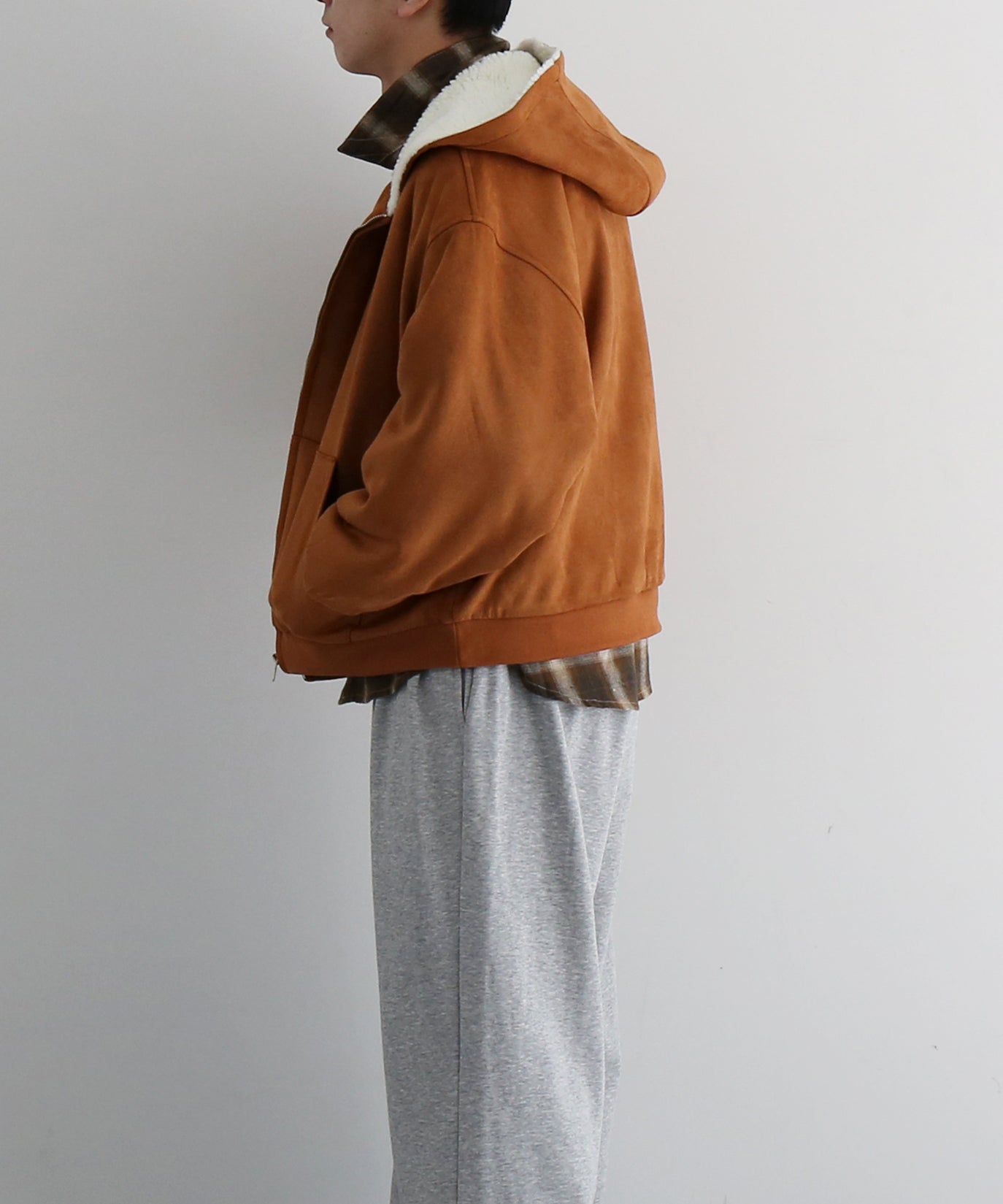 Basketcase Hench,ugg zip (super thick) "BROWN"