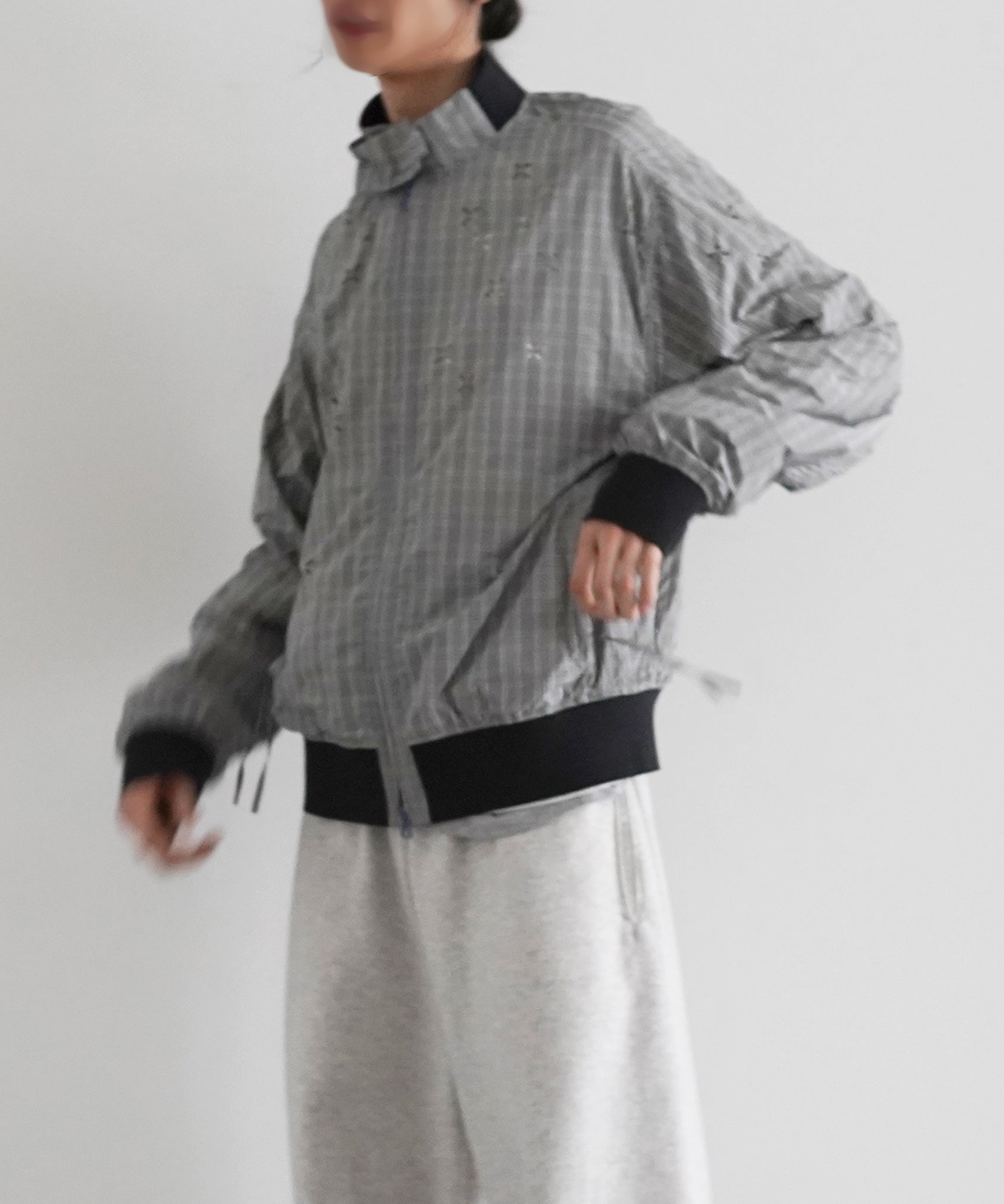 JIAN YE Guai blouson (siege) "BLACK"