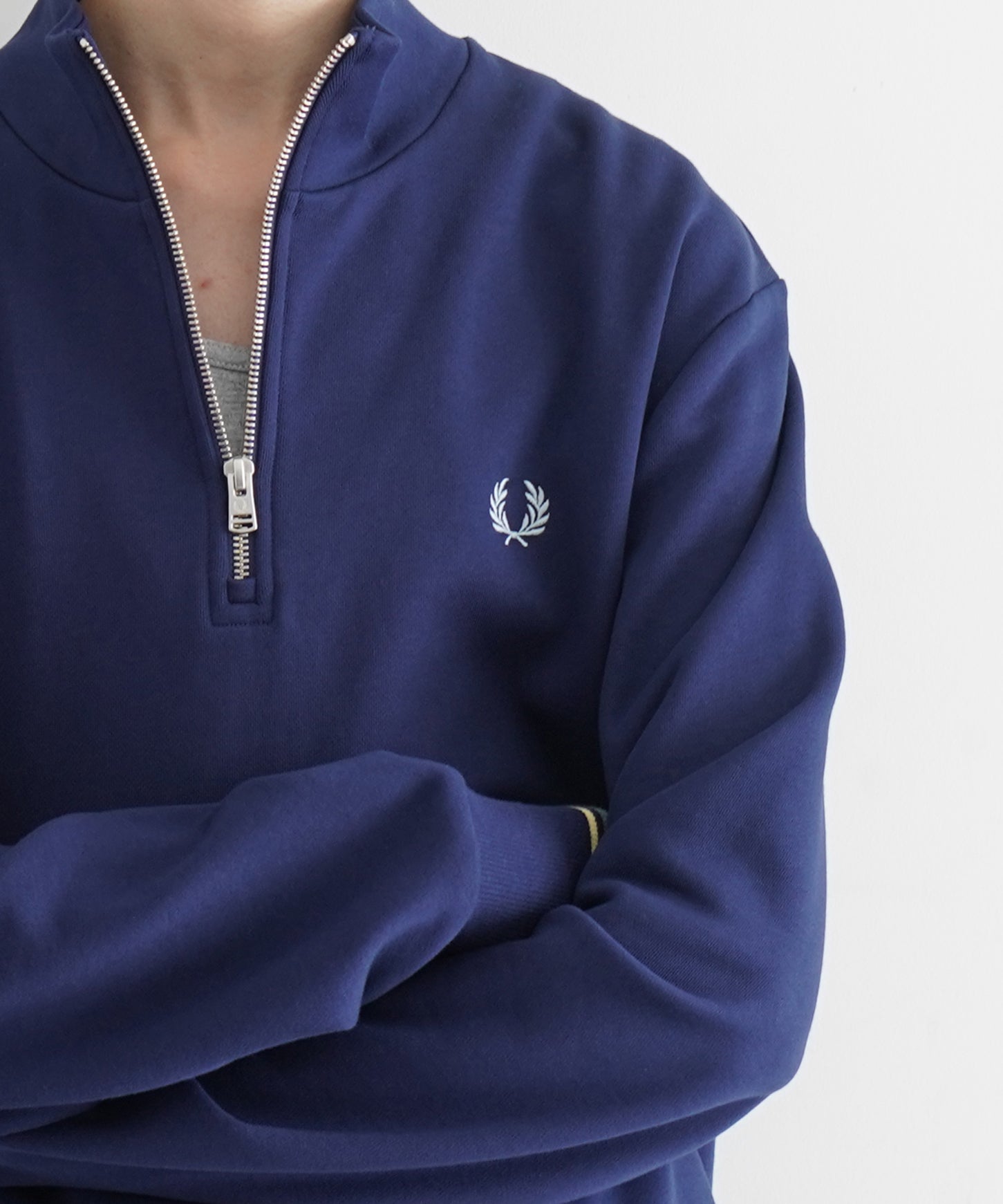 FRED PERRY【フレッドペリー】 Half zip sweatshirt 
