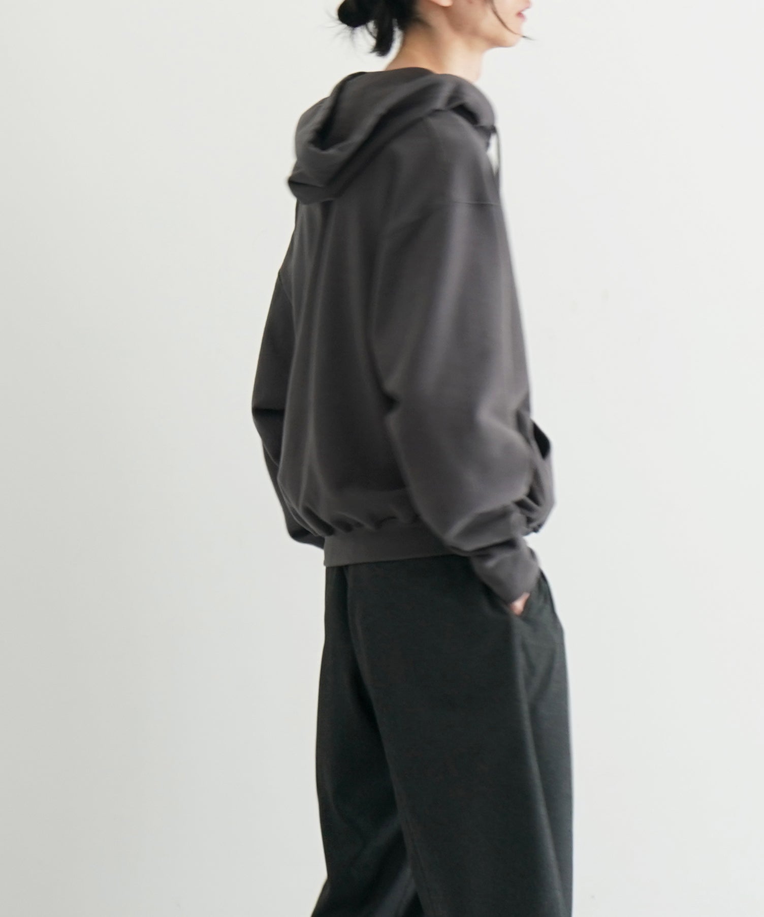 ABELIA EDOWARD GOUCHA Classic hoodie "CHARCOAL"