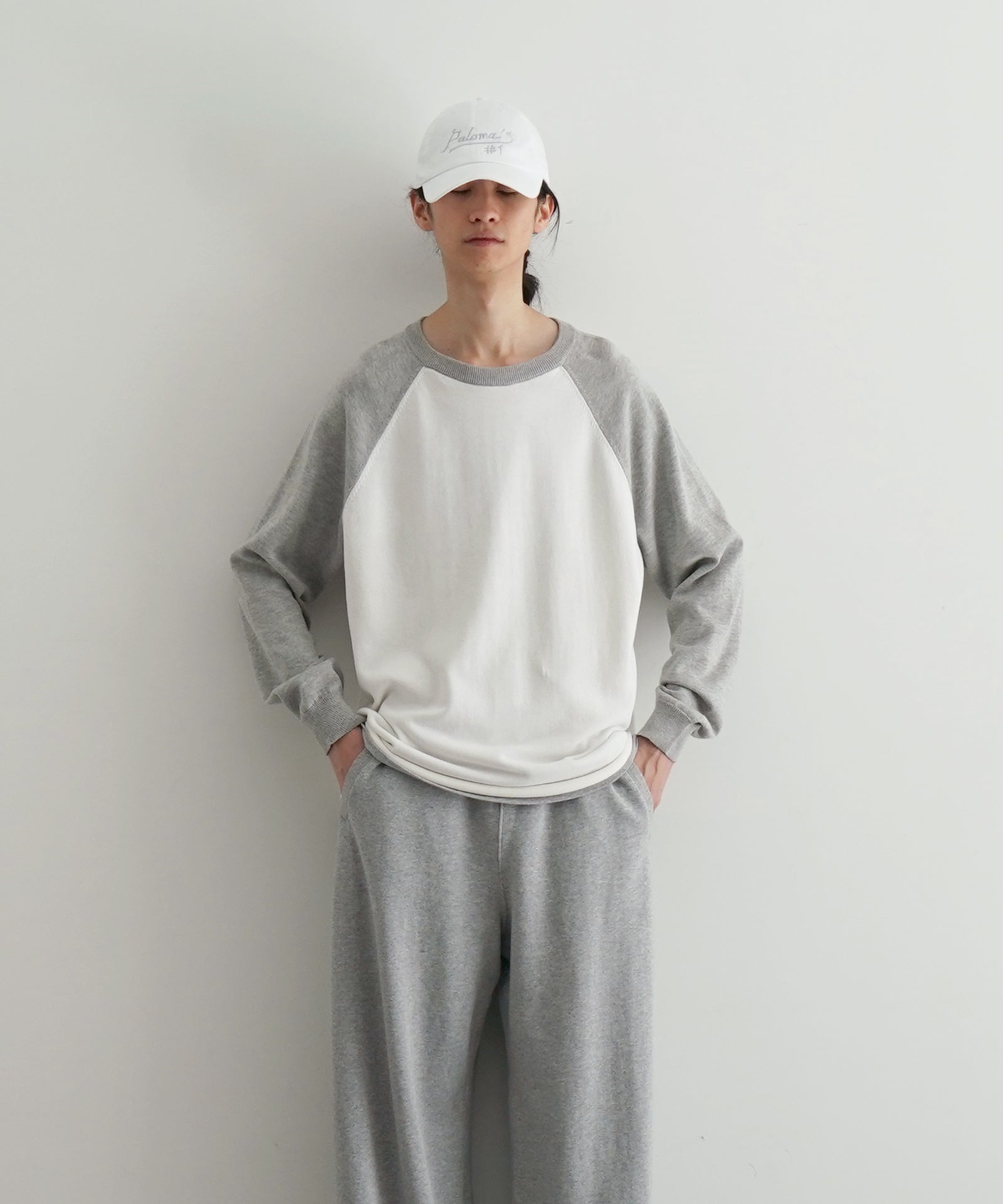 KAIKO Base ball knit "RED"