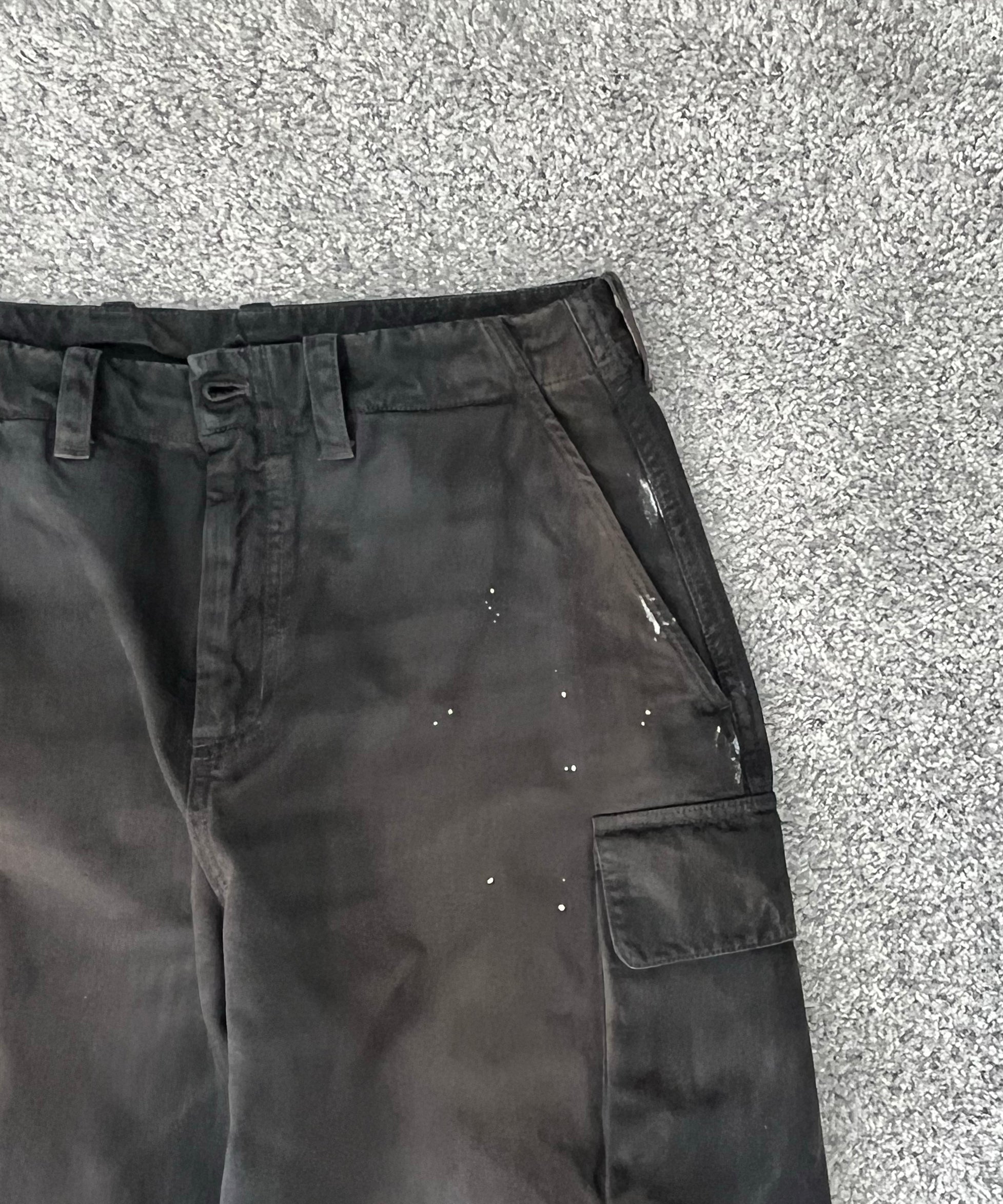 パンツ OUR LEGACY Mount cargo NEBULA WASH OUR LEGACY - MOUNT CARGO Nebula Wash Jungle Herringbone | River