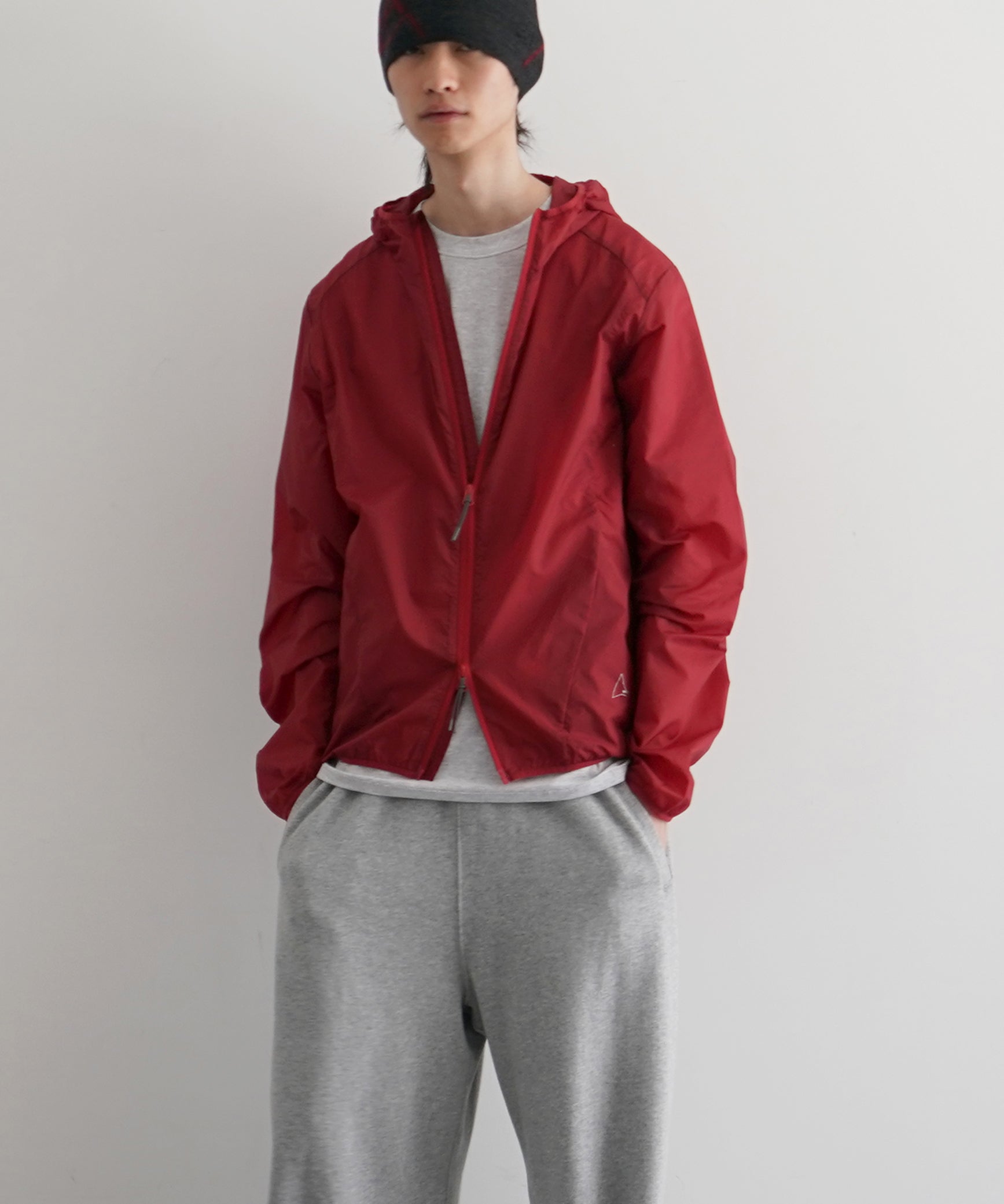 ROA Hue packable wind jacket "GREY"