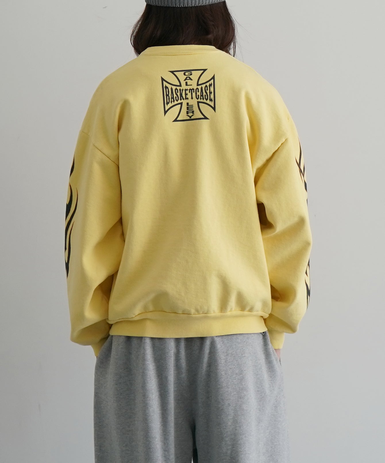Basketcase Scarab, crewneck "VINTAGE YELLOW"