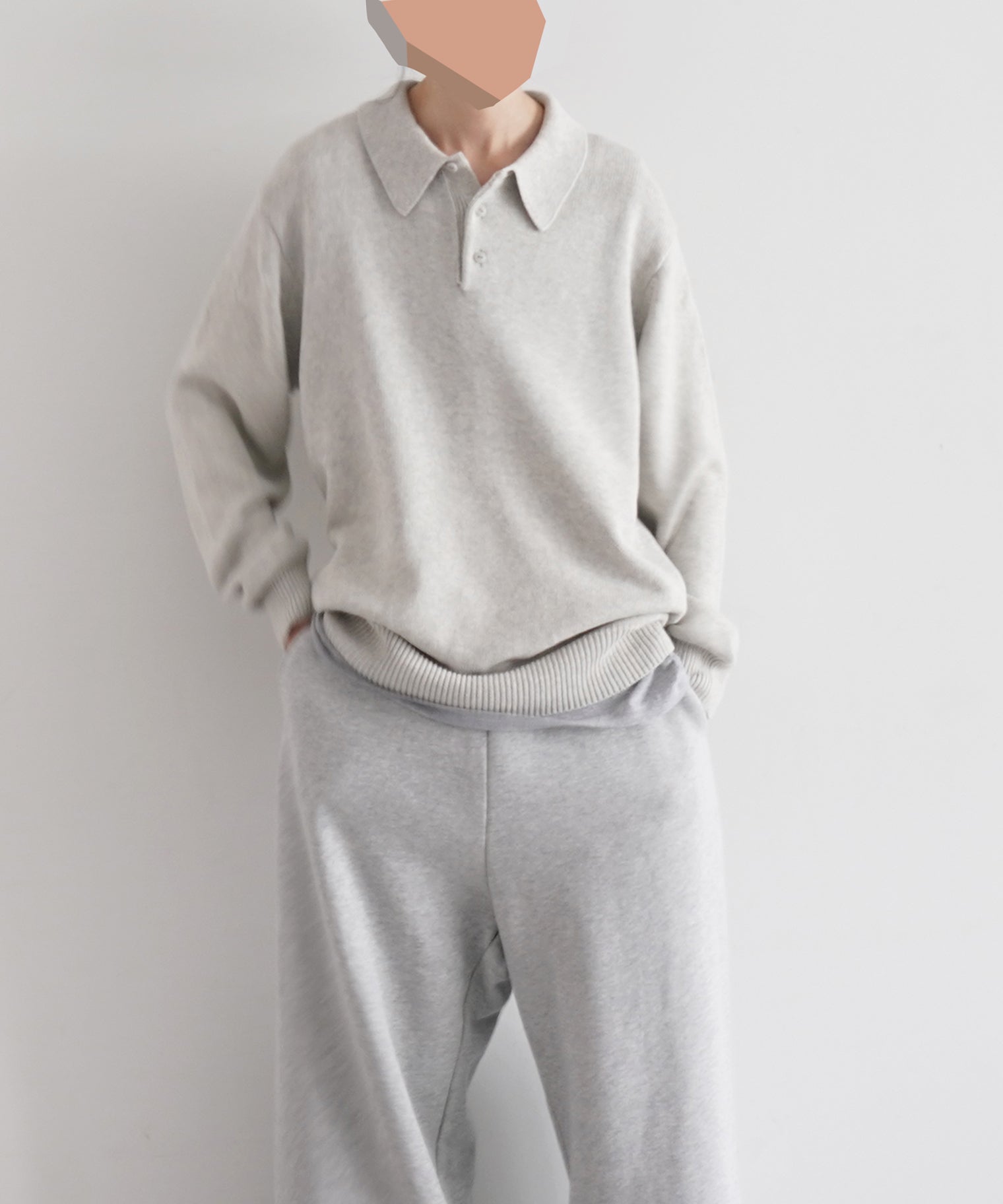 KAIKO【カイコー】Knit polo shirt 