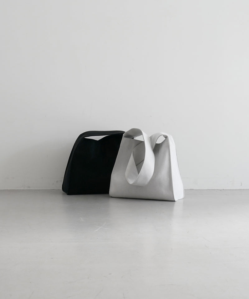 KAIKO Ultrasuede shoulder bag "BLACK"
