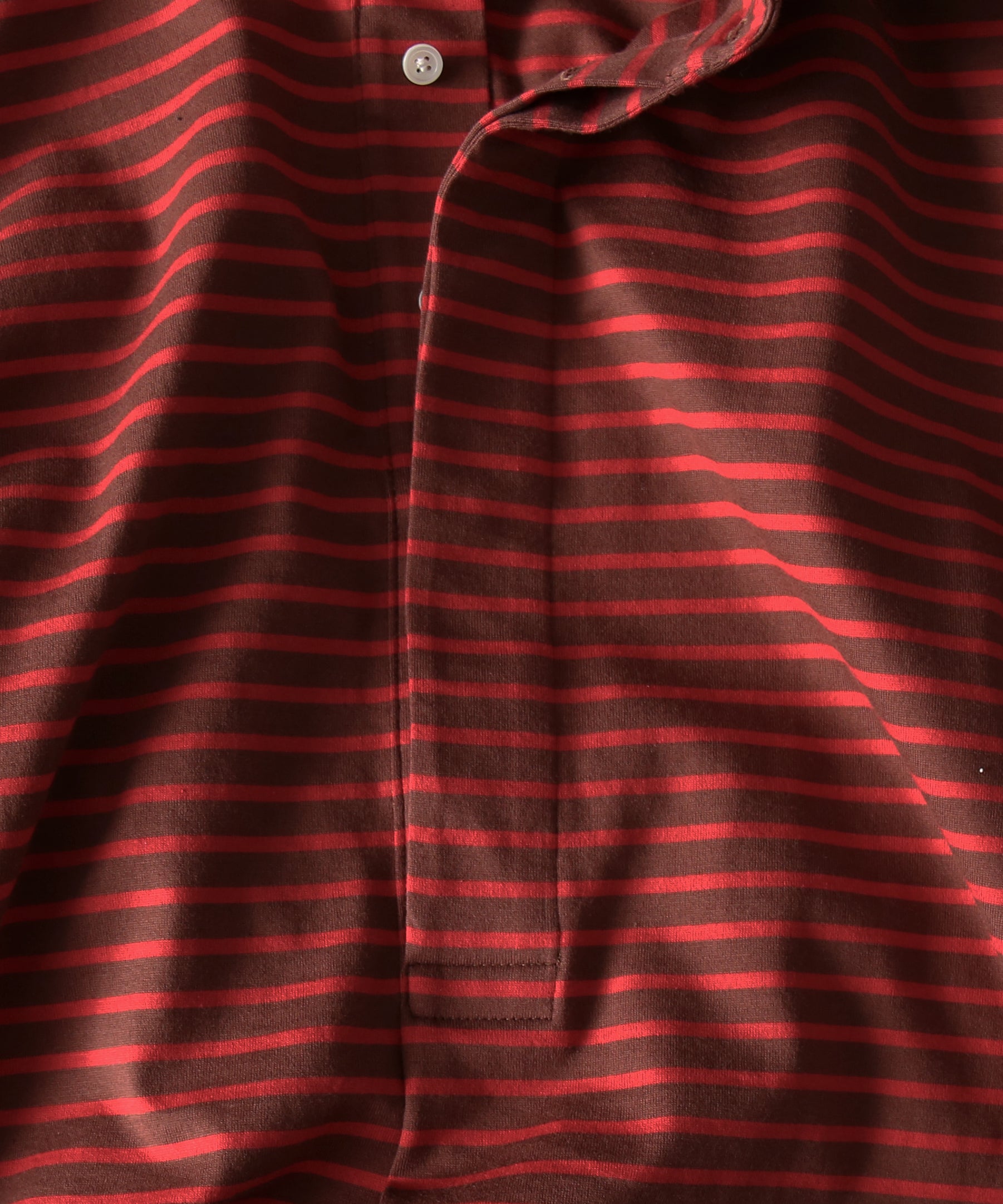 ABELIA EDOWARD GOUCHA Ls polo border "RED"