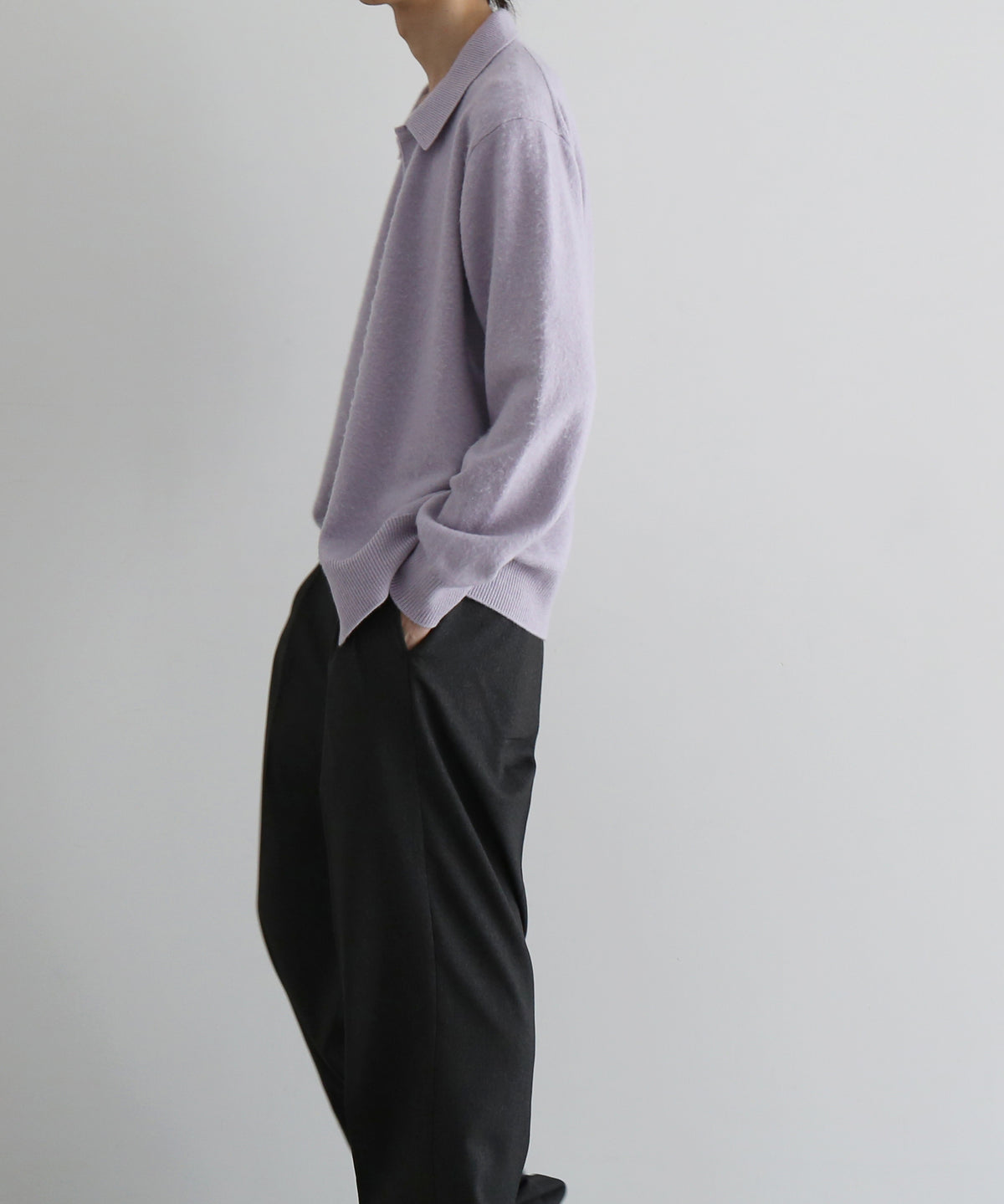 【Pre order】KAIKO Antistasic polo cardigan "L.PURPLE"