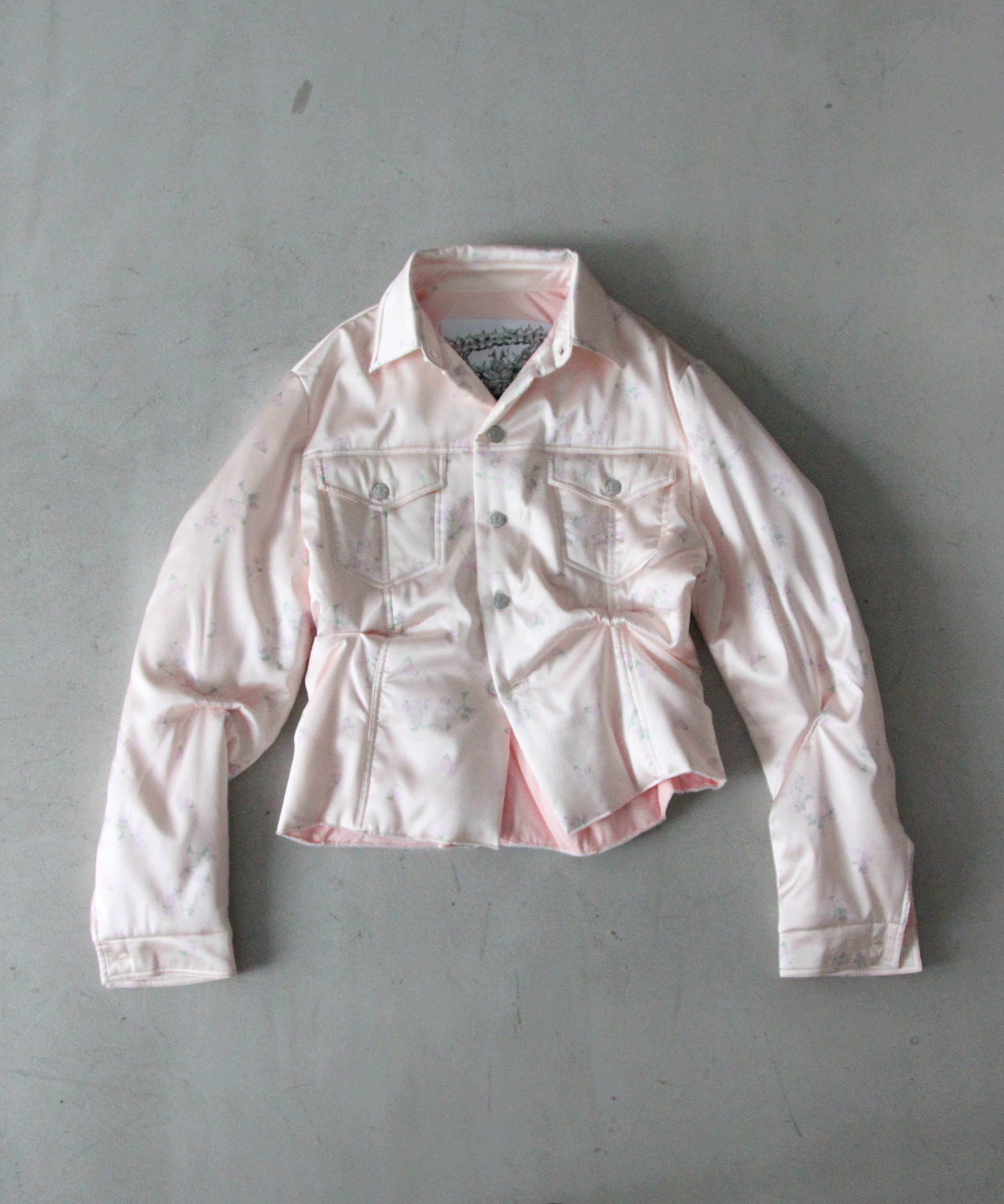 NATASHA ZINKO Botched shirtjacket "PINK"