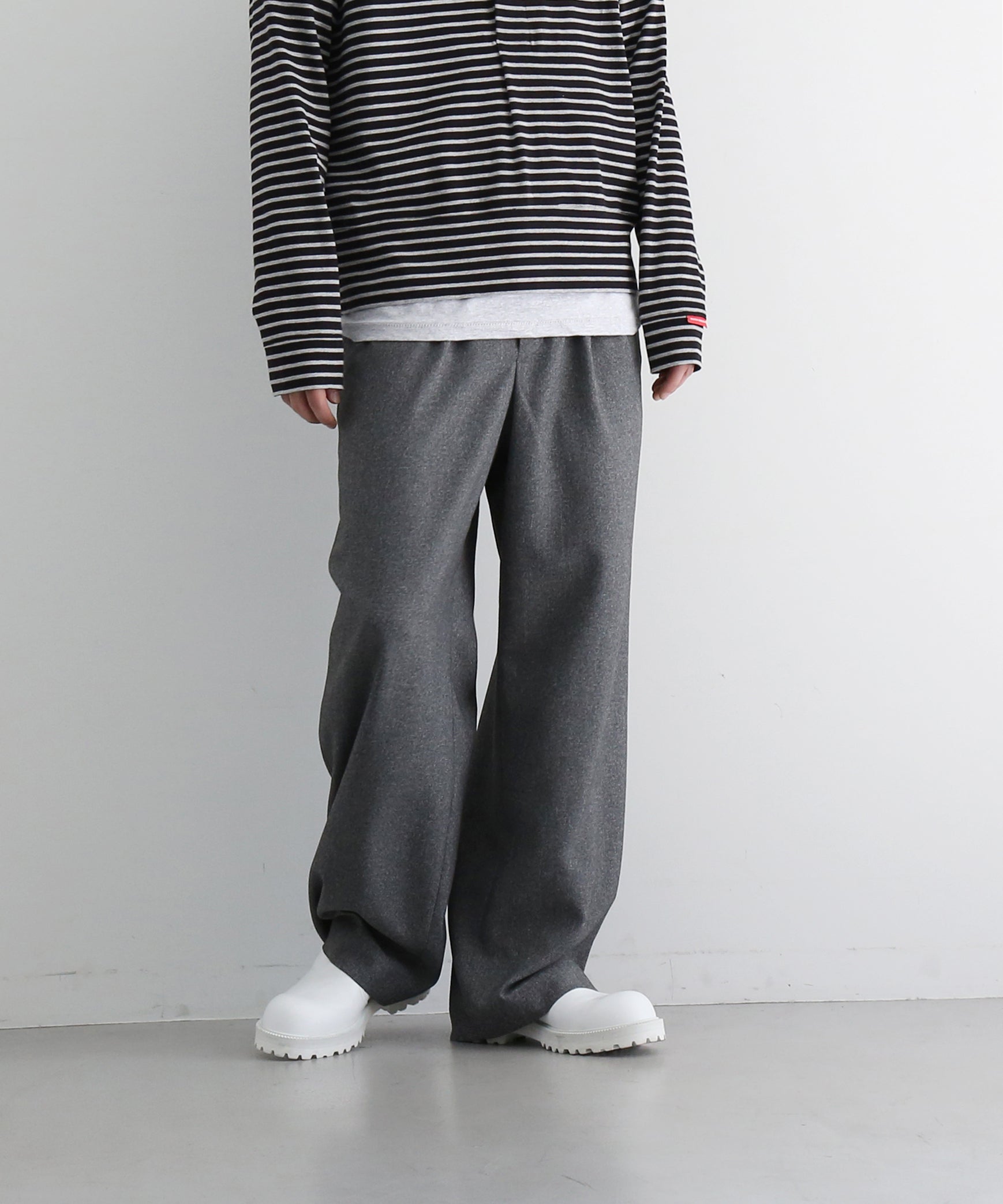 ABELIA EDOWARD GOUCHA Baseball slacks "GRAY"