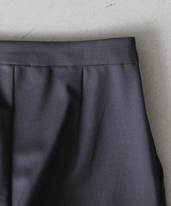 DIESEL Hybrid skirt-pants in wool blend "DARK GREY"