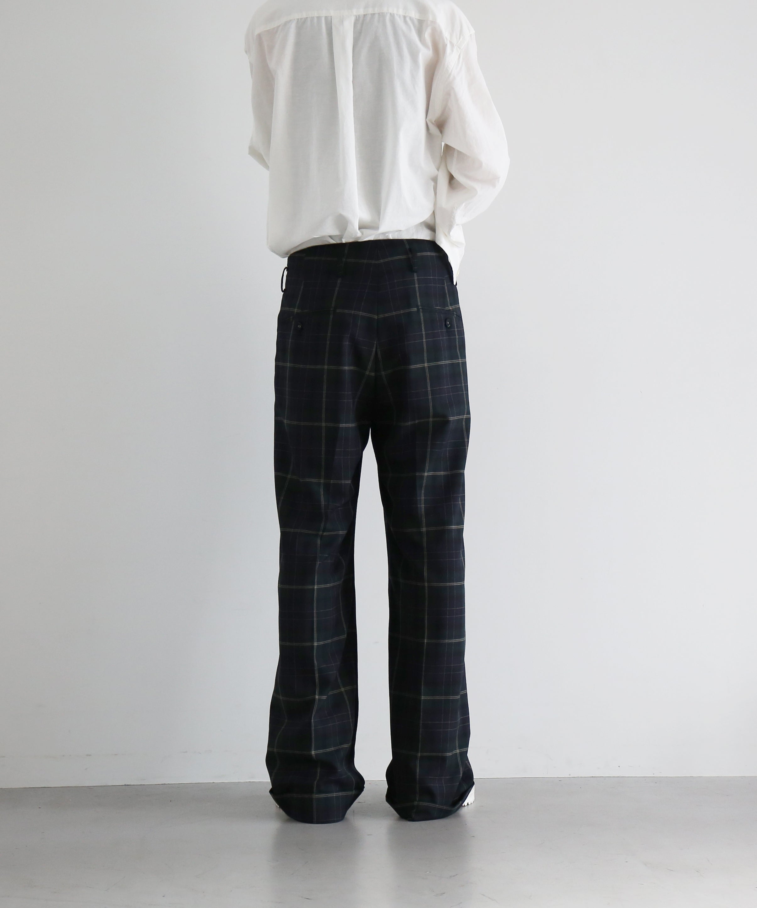 KAIKO Wide slacks "GREEN"