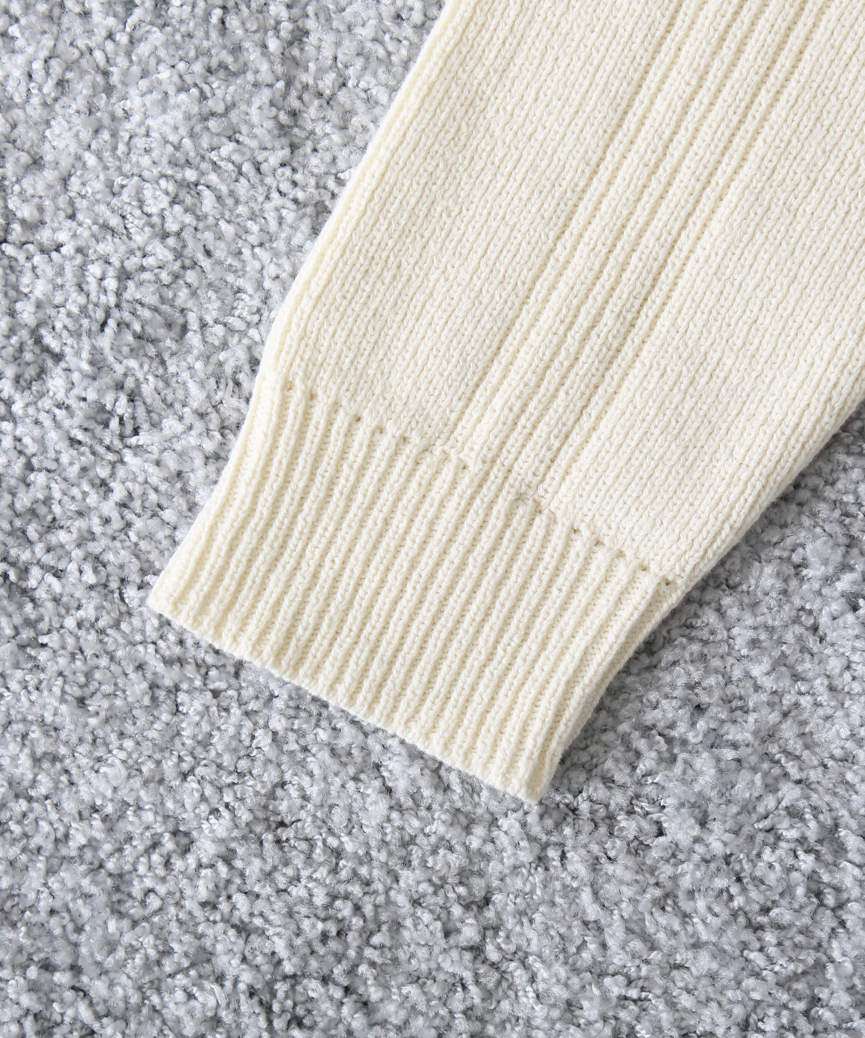 NEONSIGN Drop needle polo (ls) "OFF WHITE"