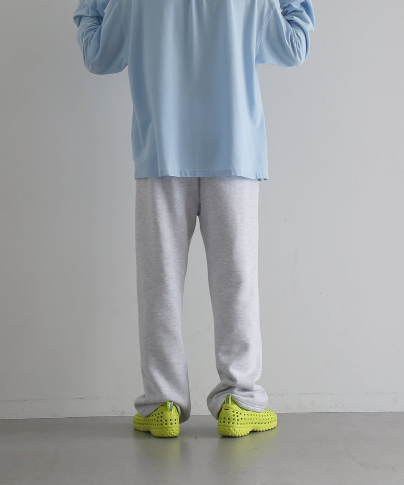 entire studios Straight leg sweatpant "HEATHER GREY"
