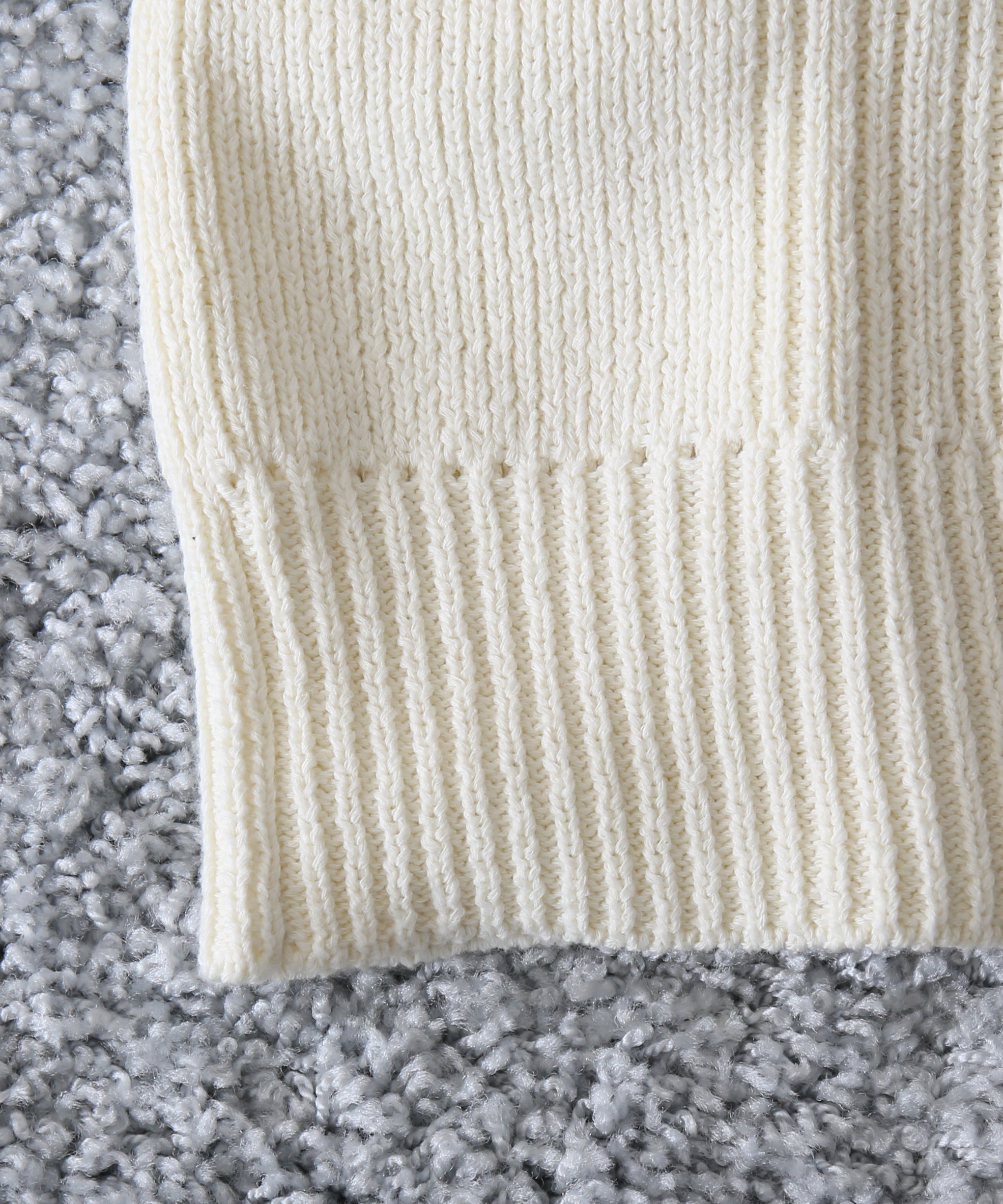 NEONSIGN Drop needle polo (ls) "OFF WHITE"