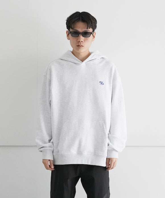 SAN SAN GEAR Biped hoodie "WHITE MELANGE"