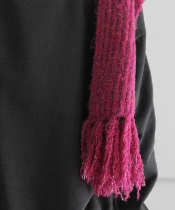 Margarines 【完売品】hooded scarf-Pink Margarines Hooded Scarf 
