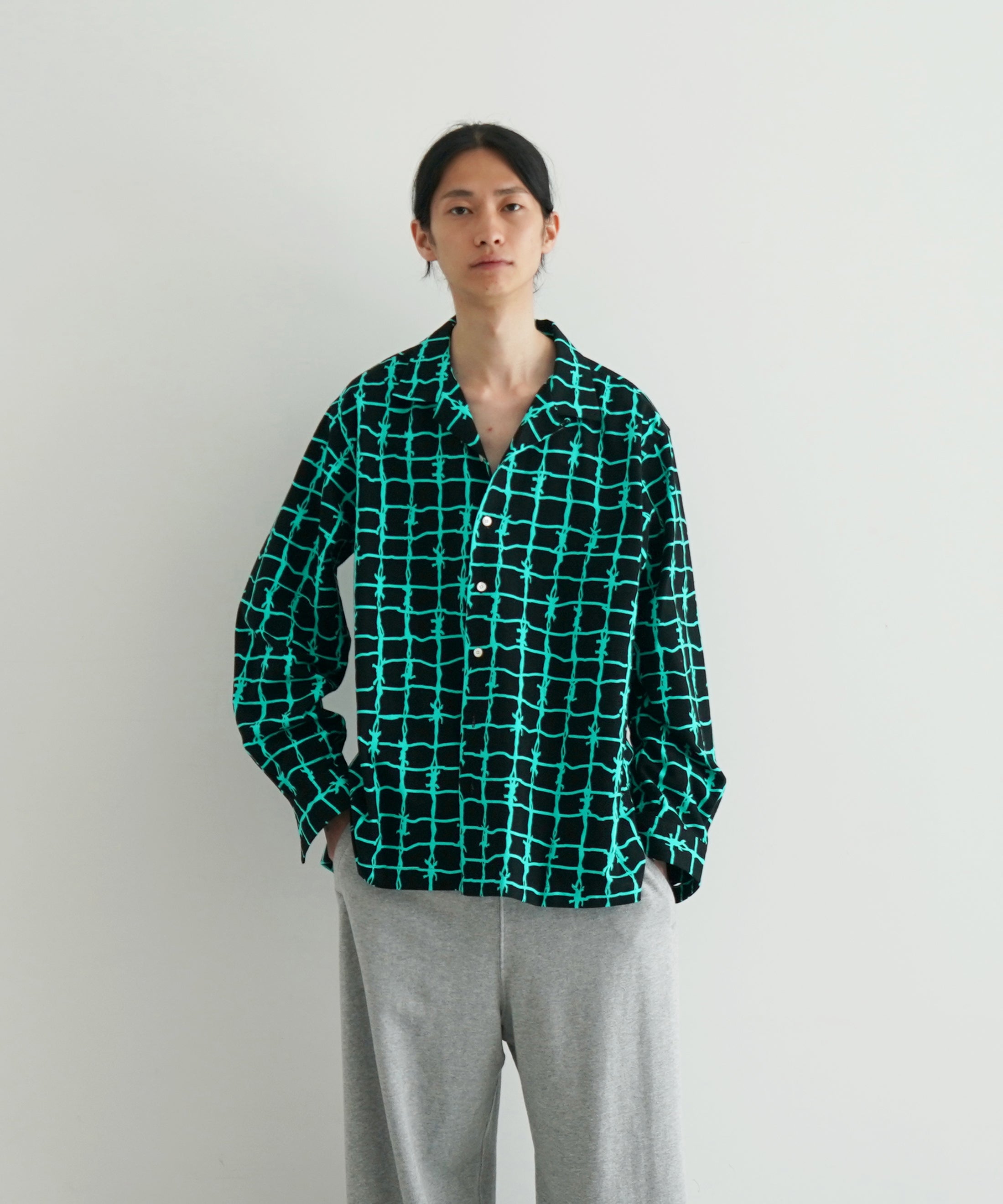 COTTON PAN ゴッサム ネルシャツ "BLACK"