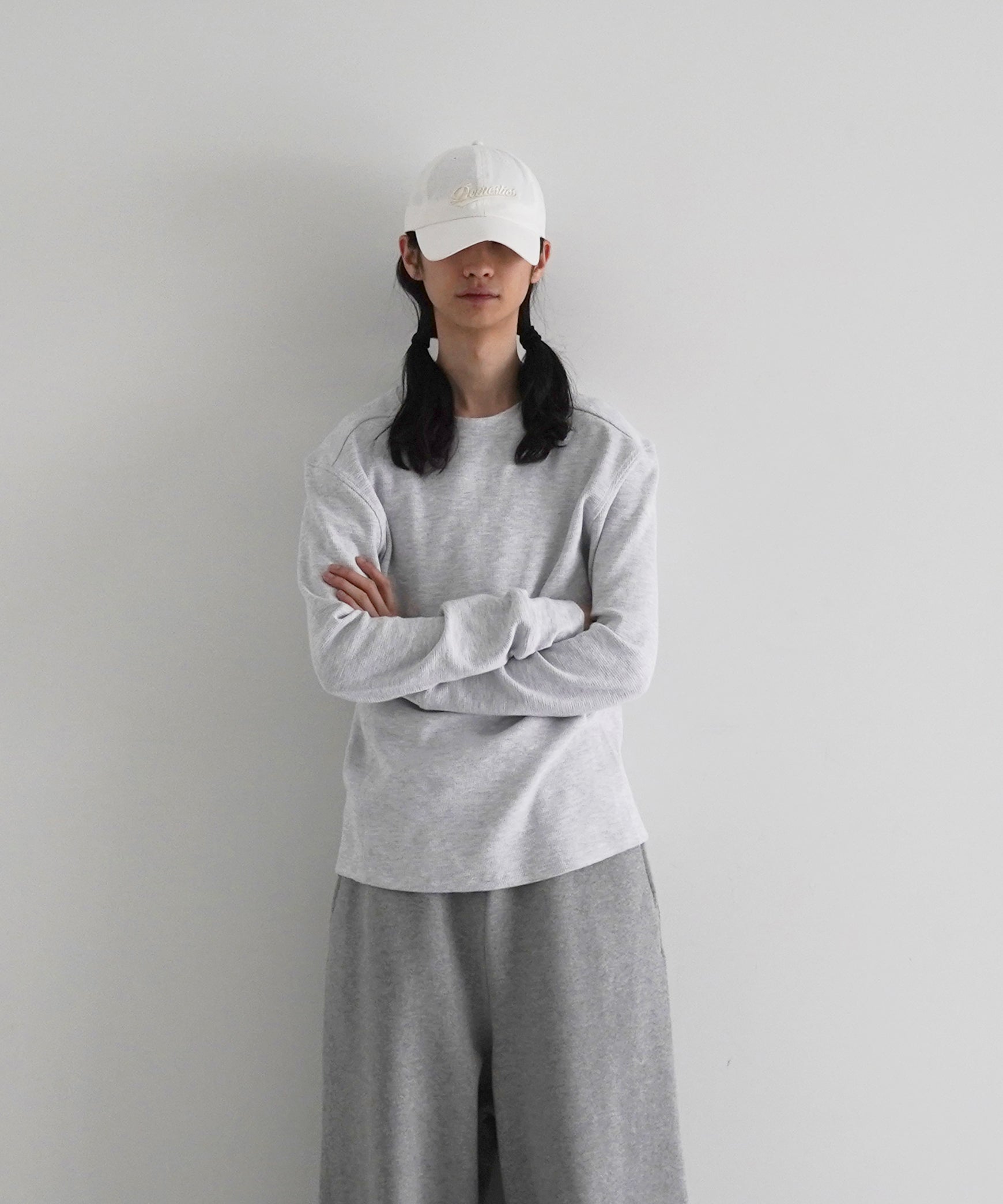 ENTIRE STUDIOS Thermal long sleeve "HEATHER GREY"