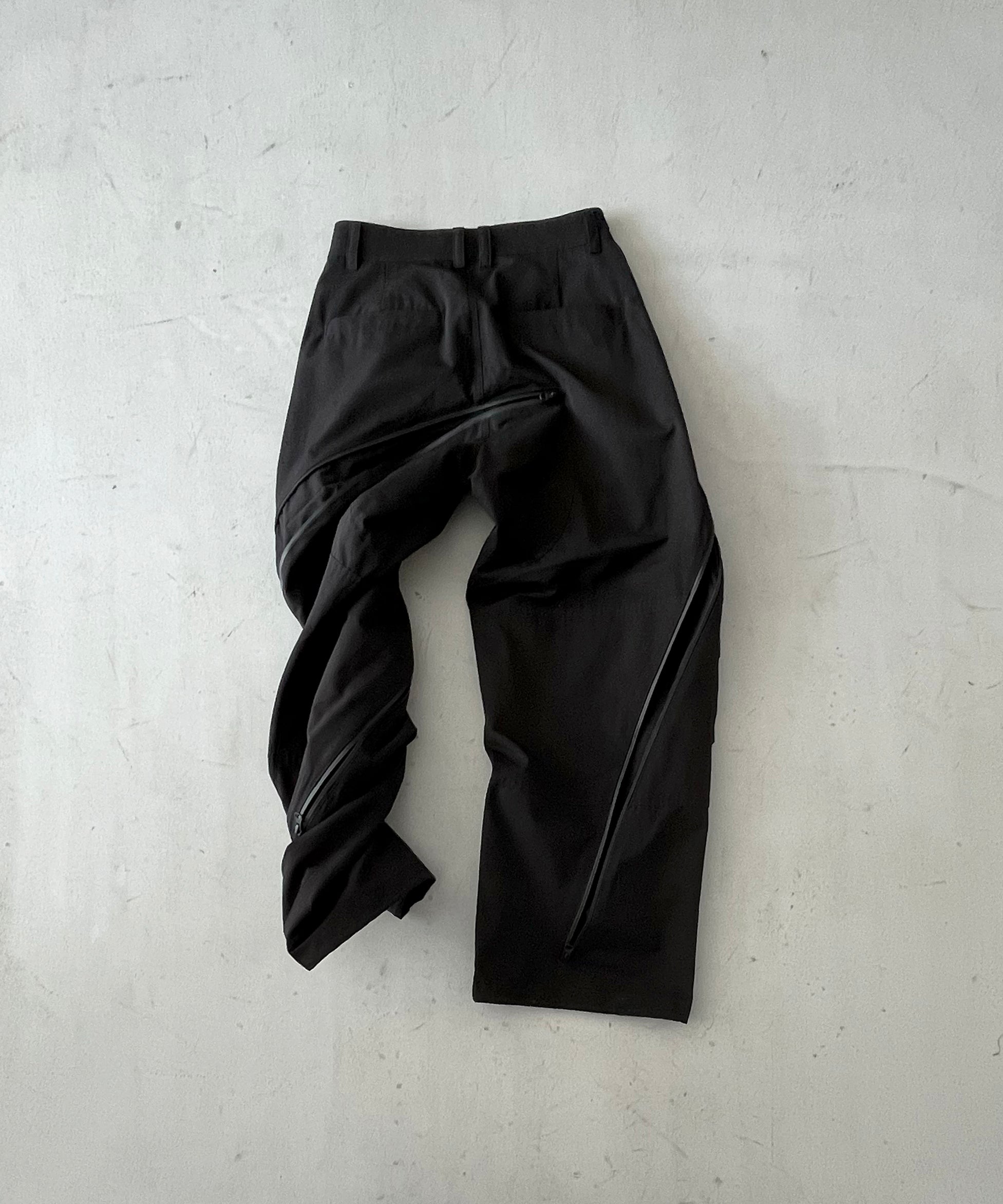 SAN SAN GEAR Affine curve pants "BLACK"