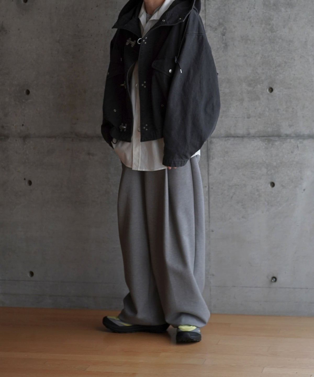 ensou. Fireman parka "A.IVORY"