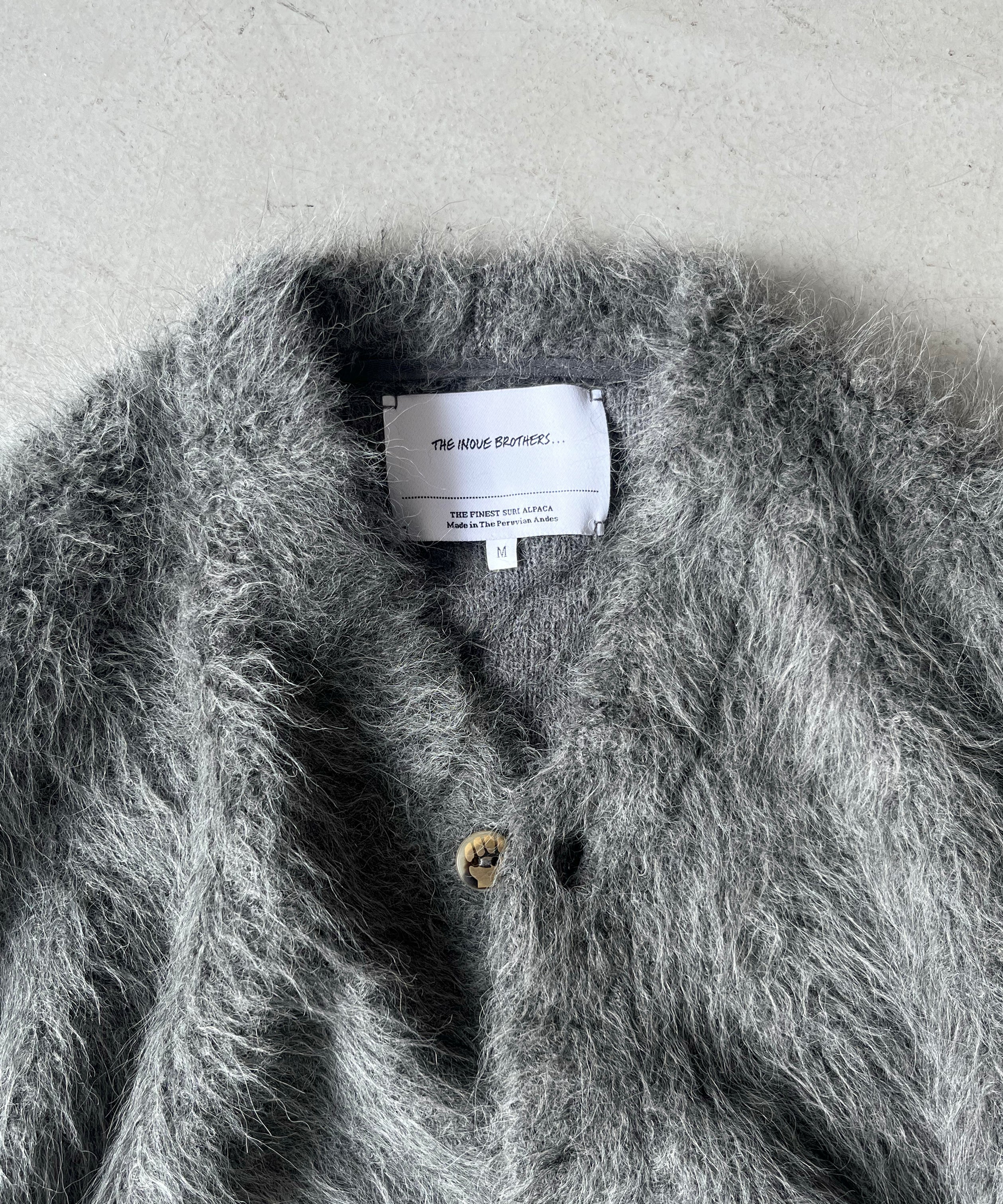 The Inoue Brothers 【ザイノウエブラザーズ】suri alpaca cardigan