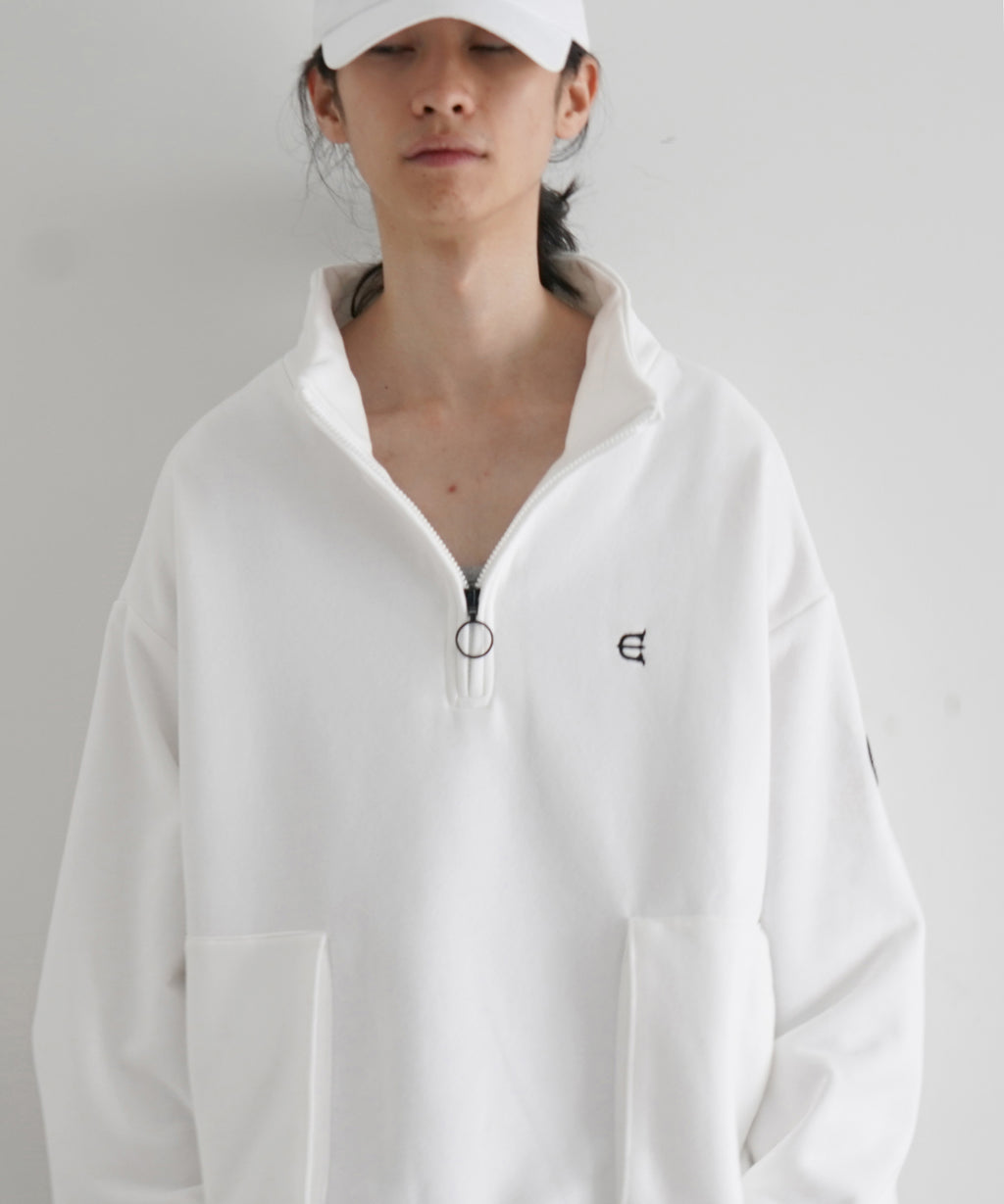 Evisen Skateboardsゑ【エビセンスケートボード】Mind land half zip 