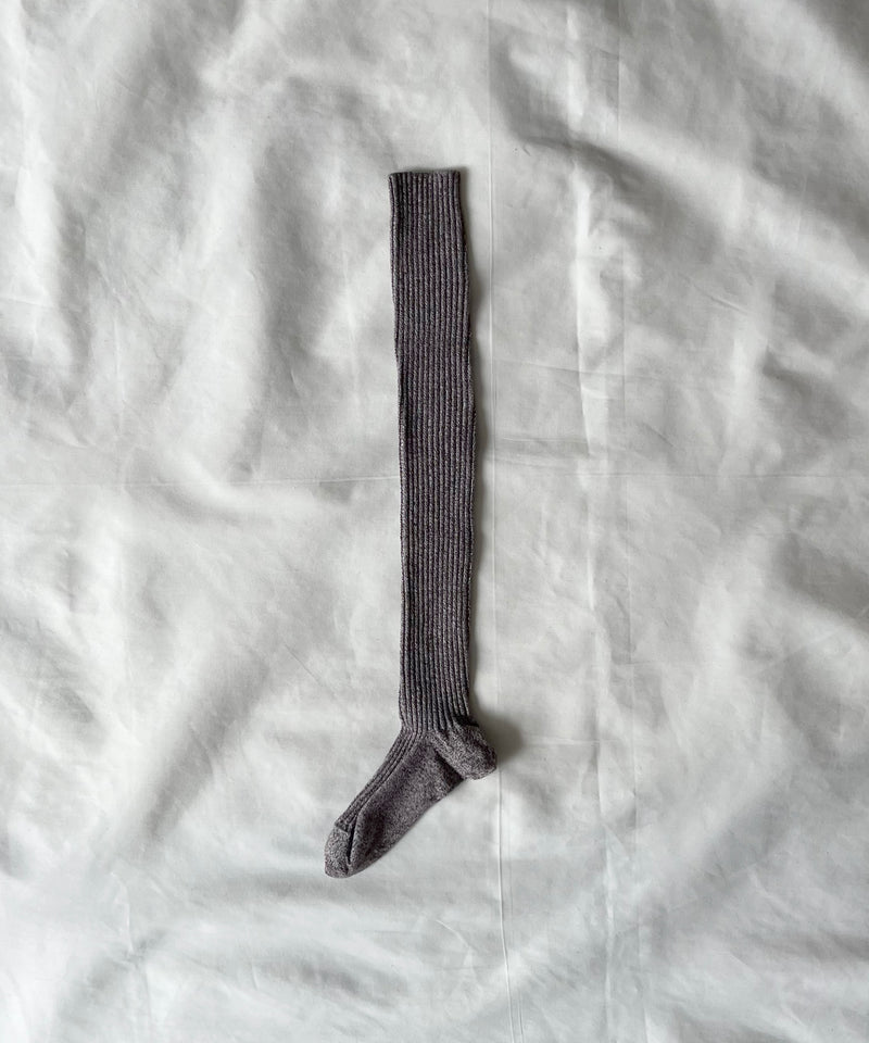 Baserange Overknee socks "UNDYED"