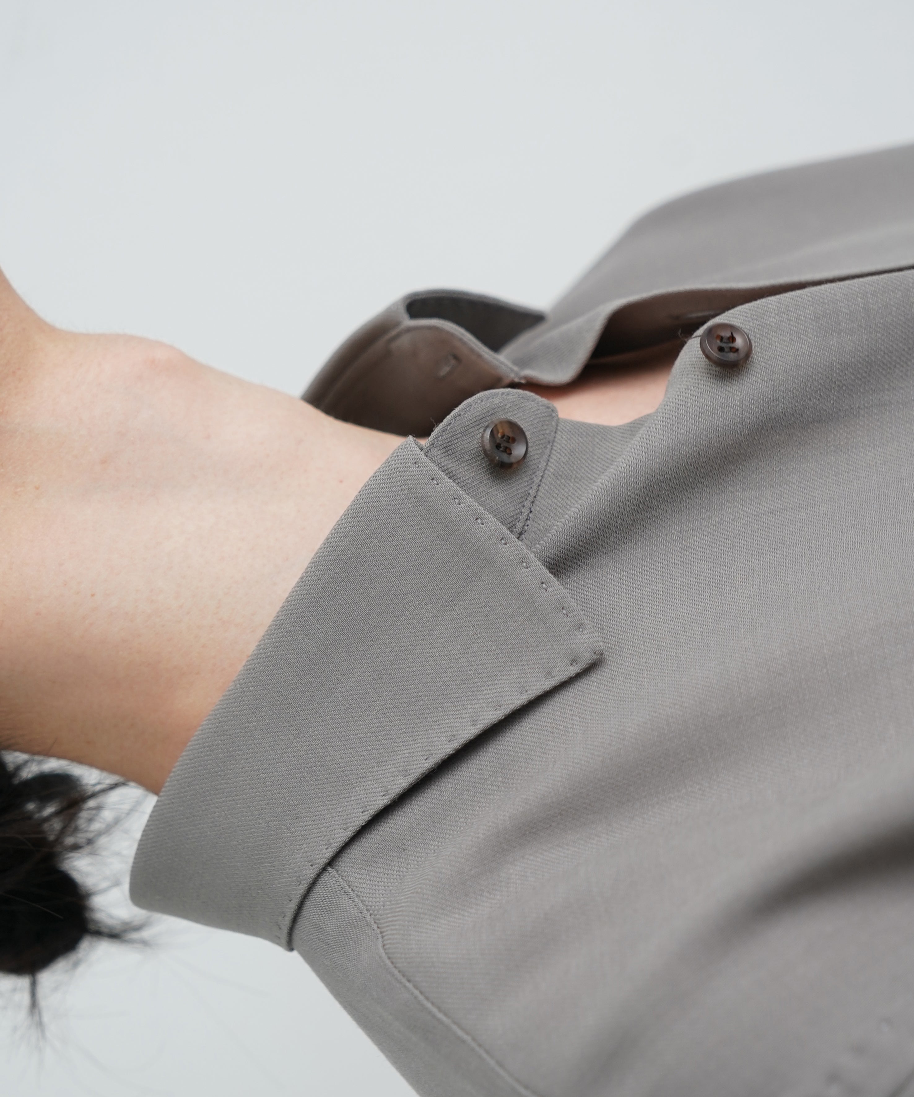 SOSHIOTSUKI Manica camicia dress shirt "GREY"