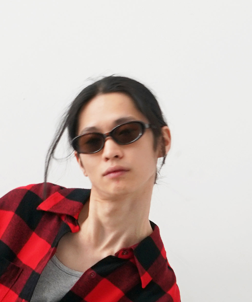 【reverve】リバーブ ネイビーミックス 半袖 コットン ニット reverve】リバーブ ネイビーミックス 半袖 コットン ニット