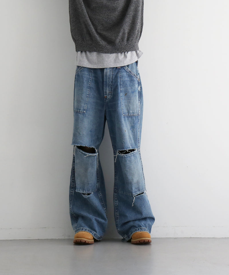 KOOKY ZOO Juvenile work pants type3 "INDIGO"