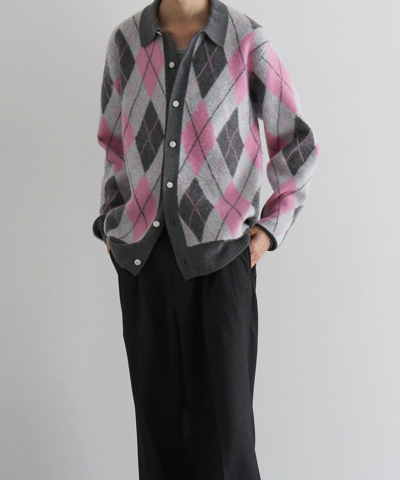 【Pre order】KAIKO Domestic knit polo cardigan "TRICO"